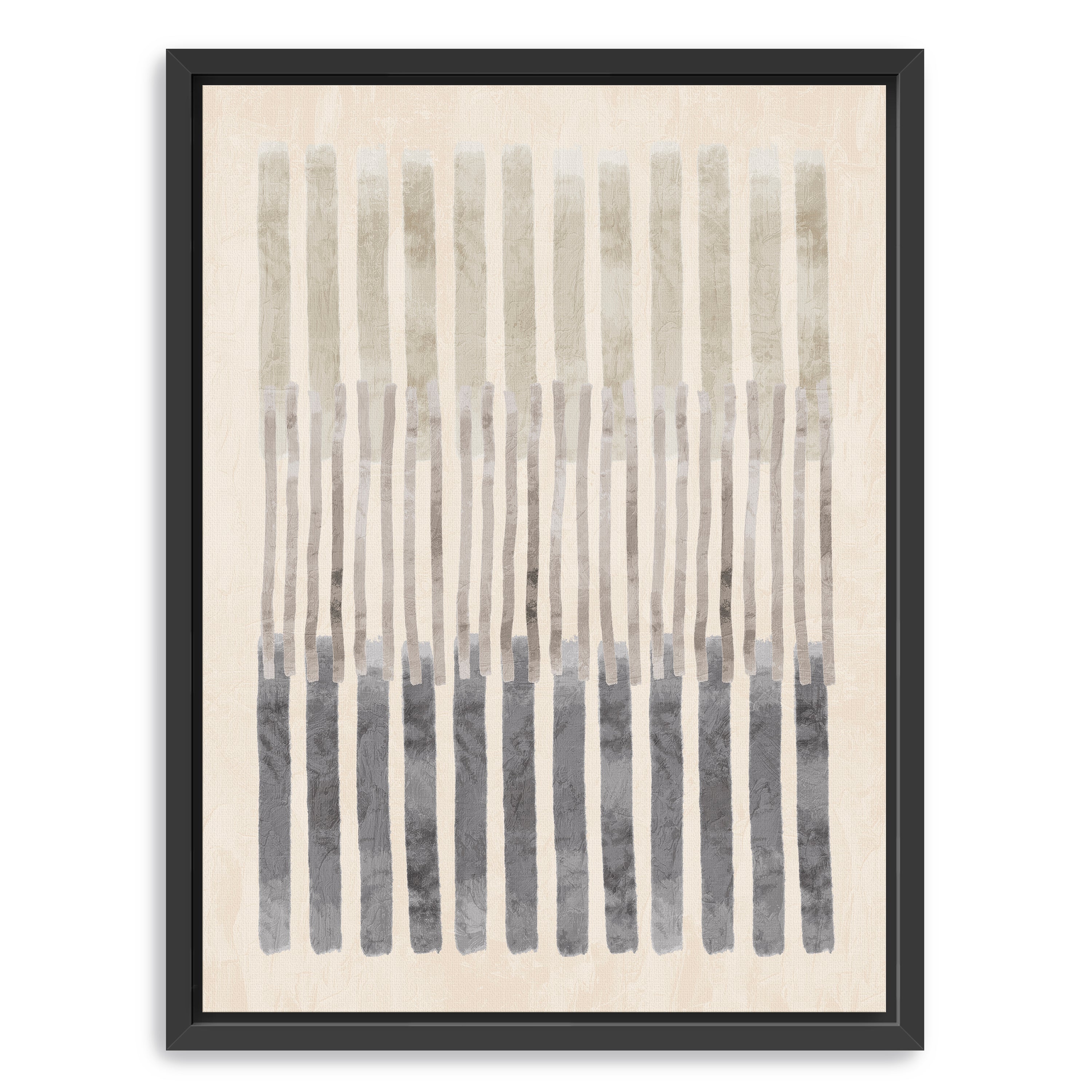 Neutral Overlap II Canvas Giclee