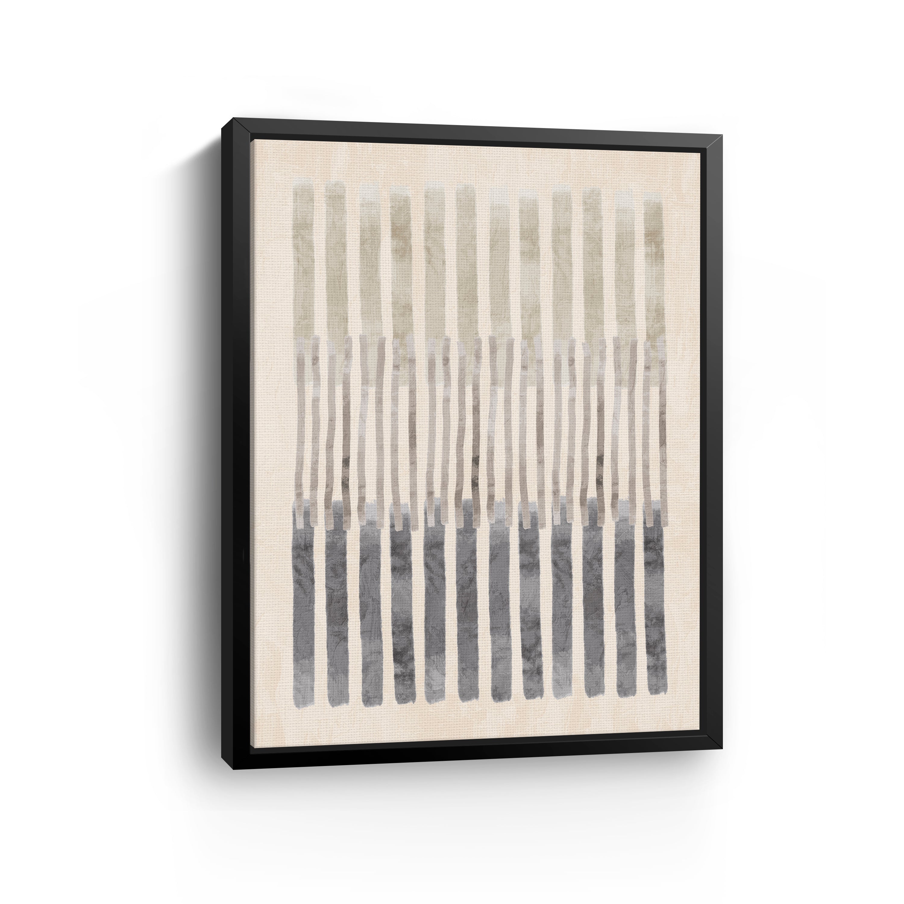 Neutral Overlap II Canvas Giclee