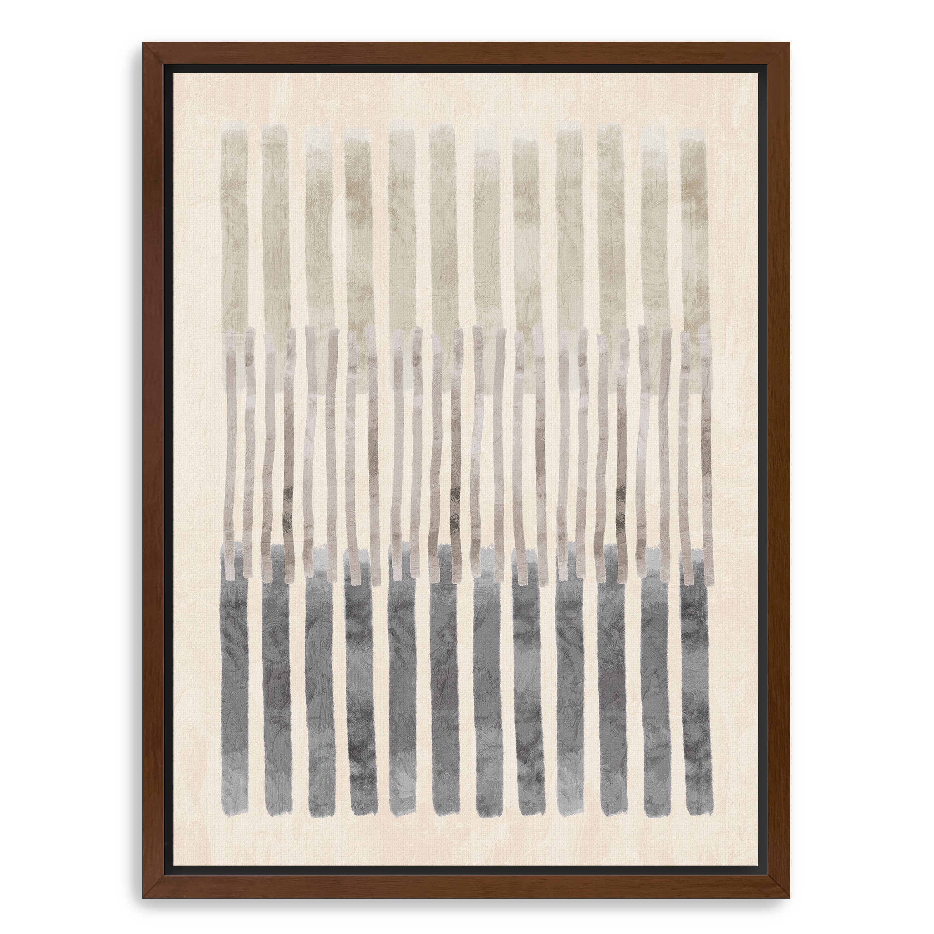 Neutral Overlap II Canvas Giclee