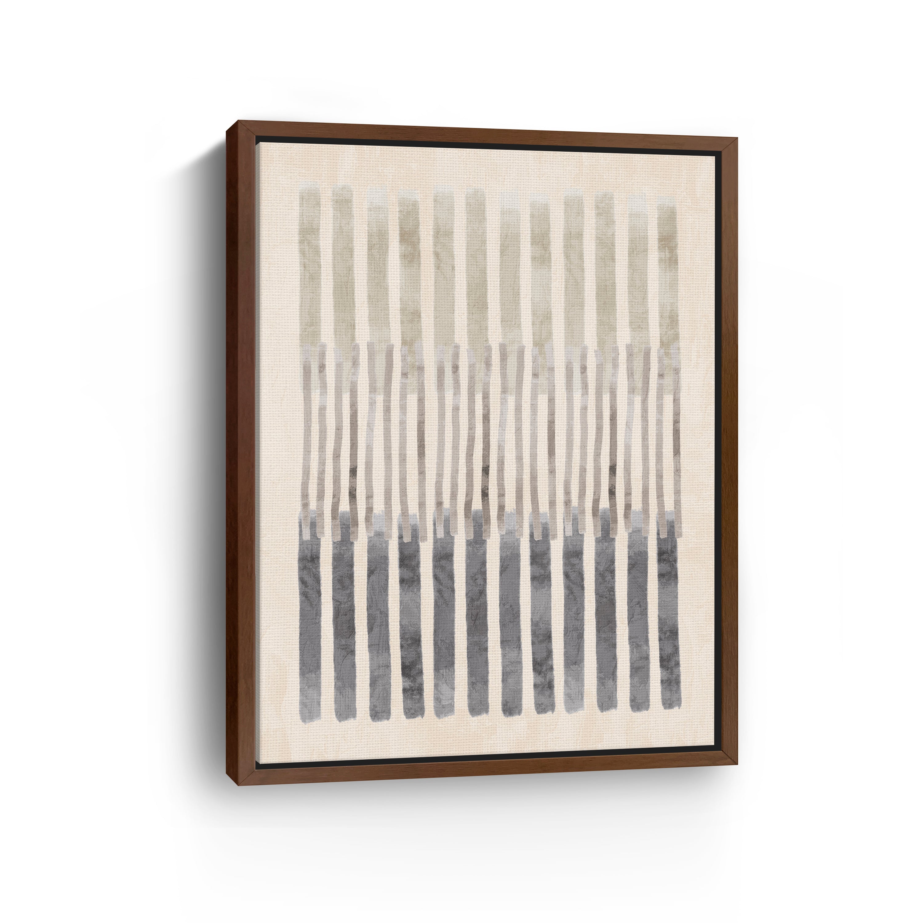 Neutral Overlap II Canvas Giclee