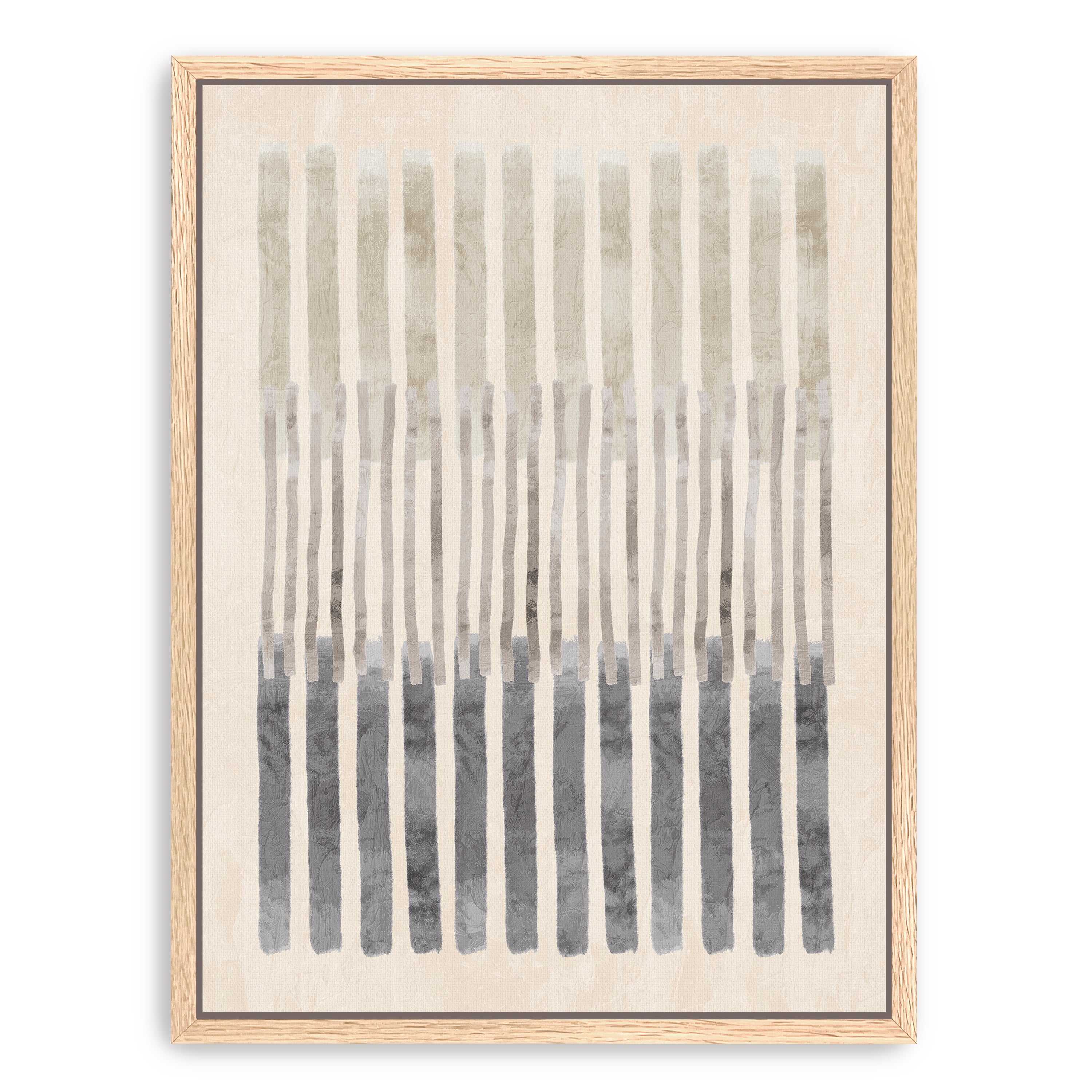 Neutral Overlap II Canvas Giclee
