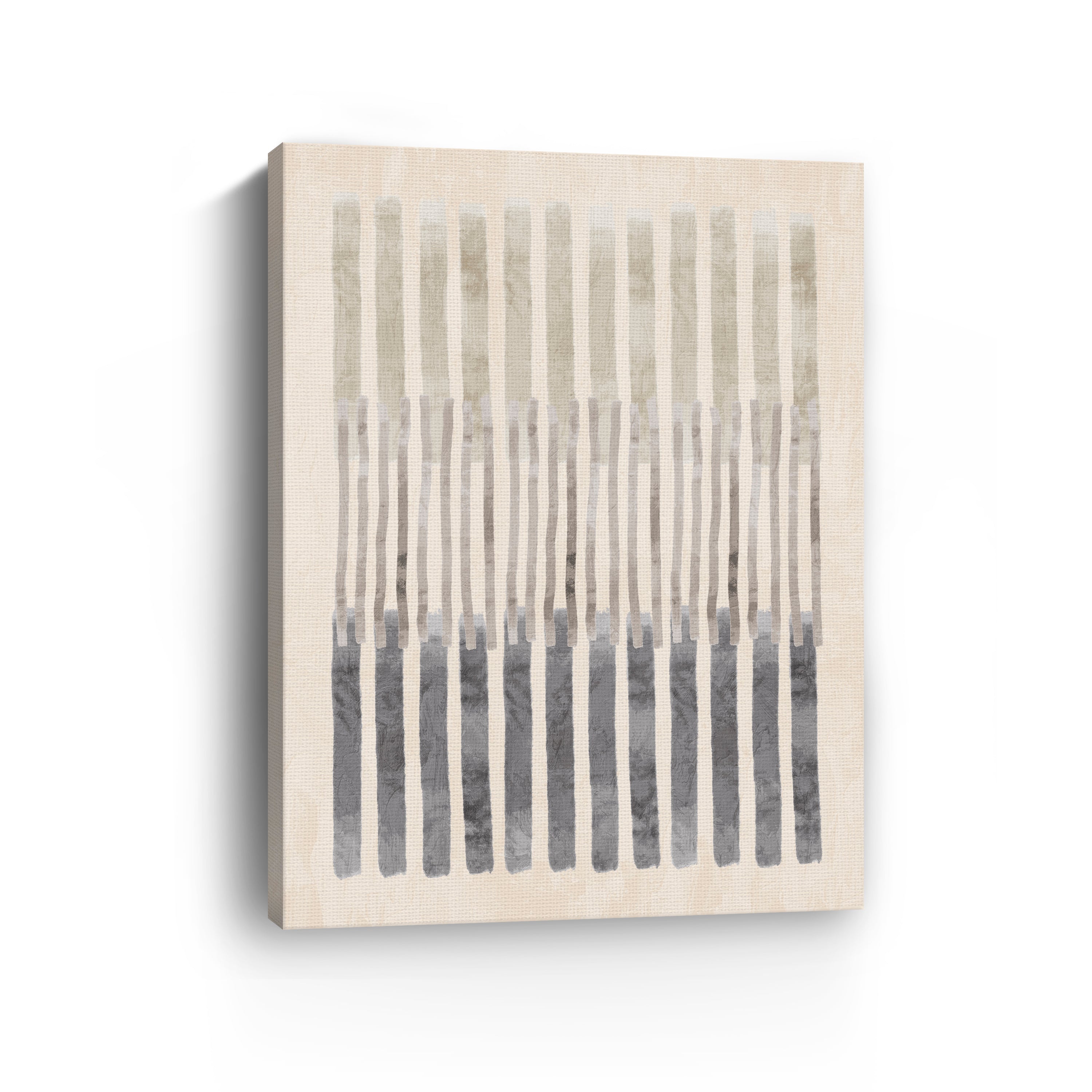 Neutral Overlap II Canvas Giclee