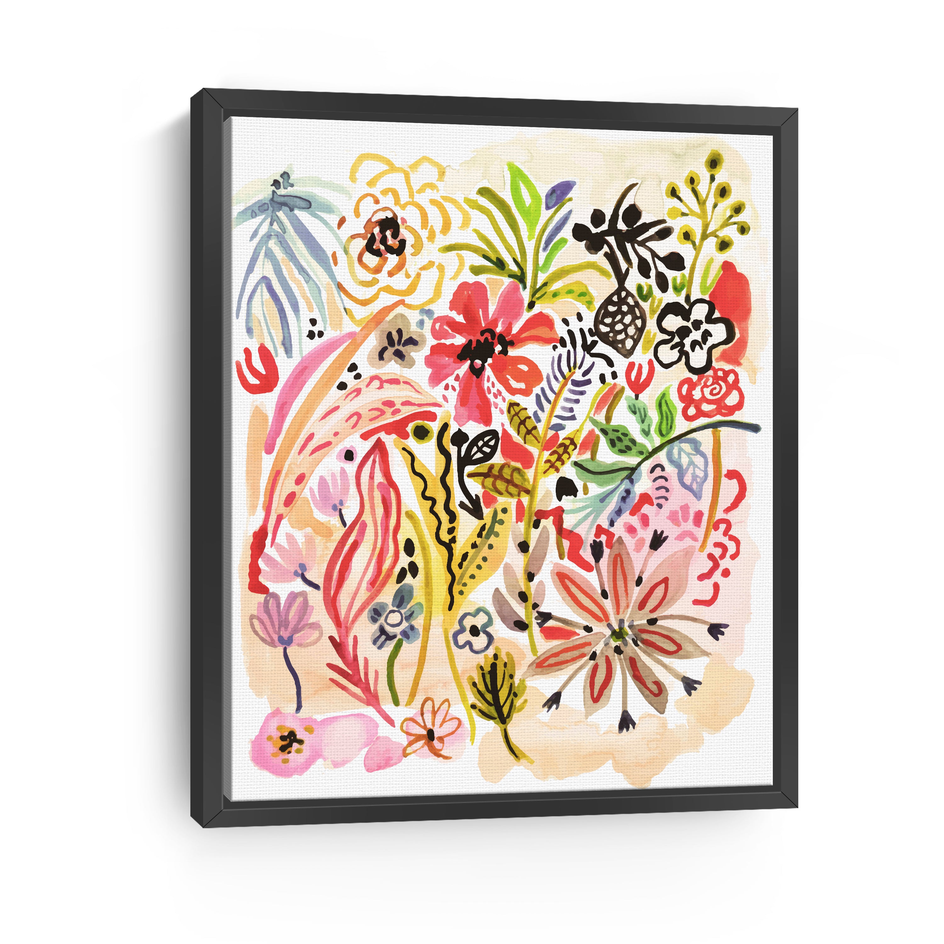 Abstract Matisse Canvas Giclee