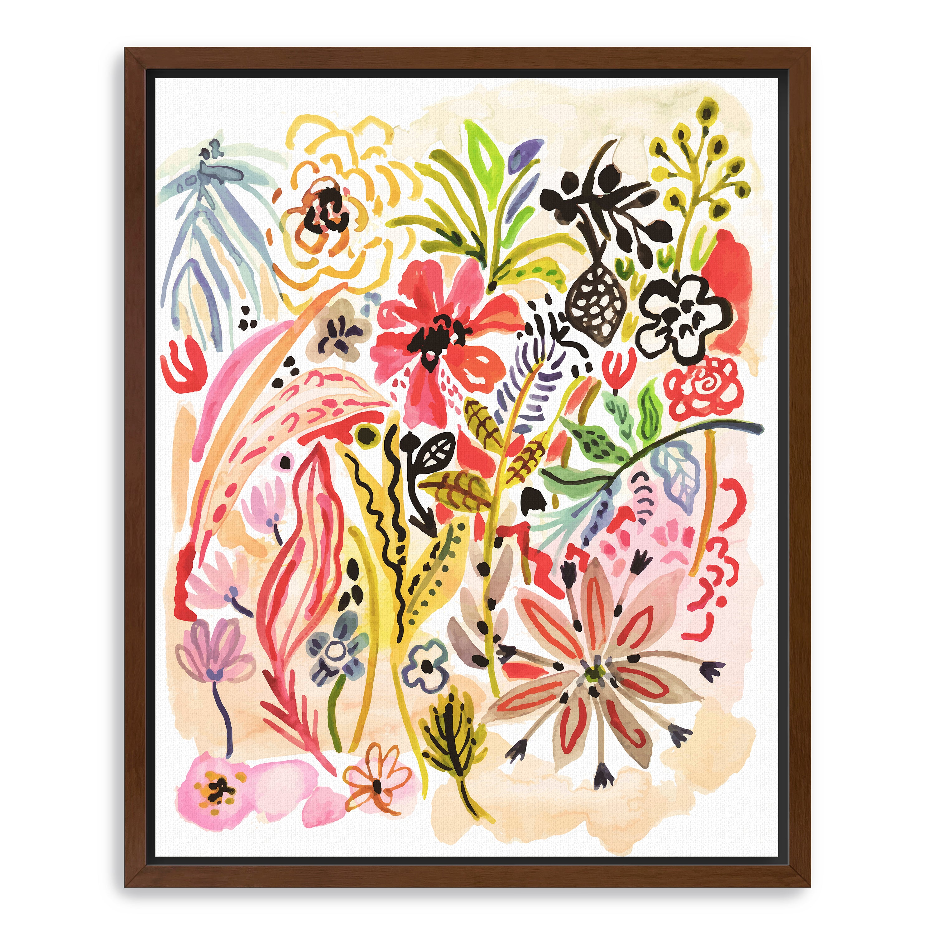 Abstract Matisse Canvas Giclee