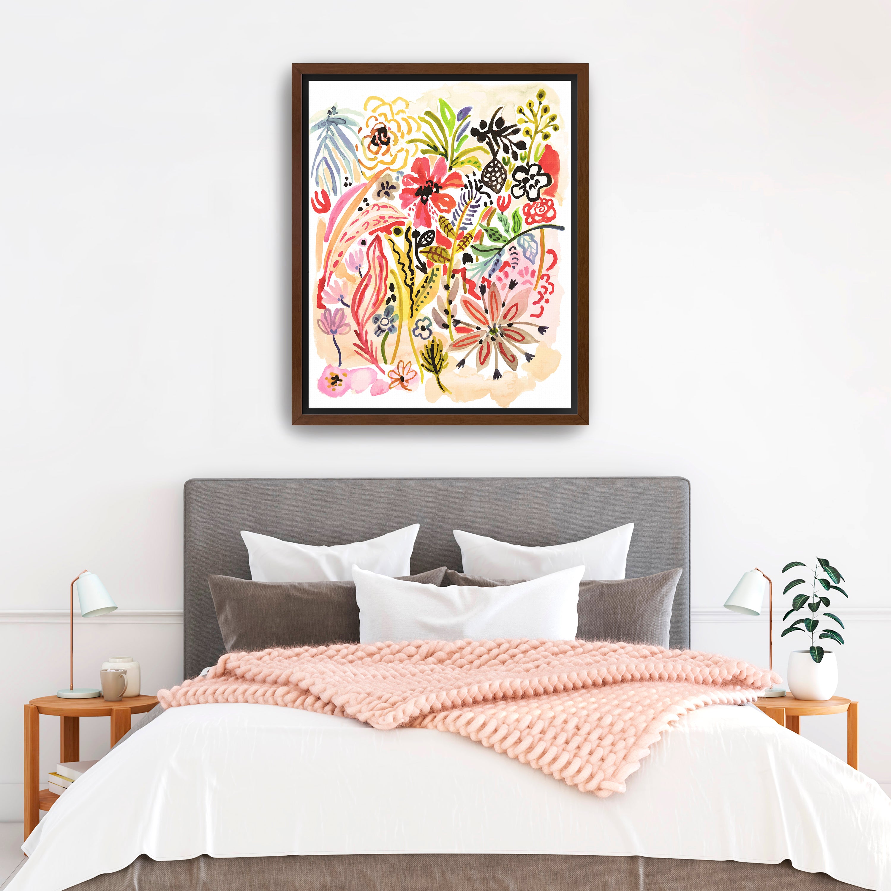 Abstract Matisse Canvas Giclee