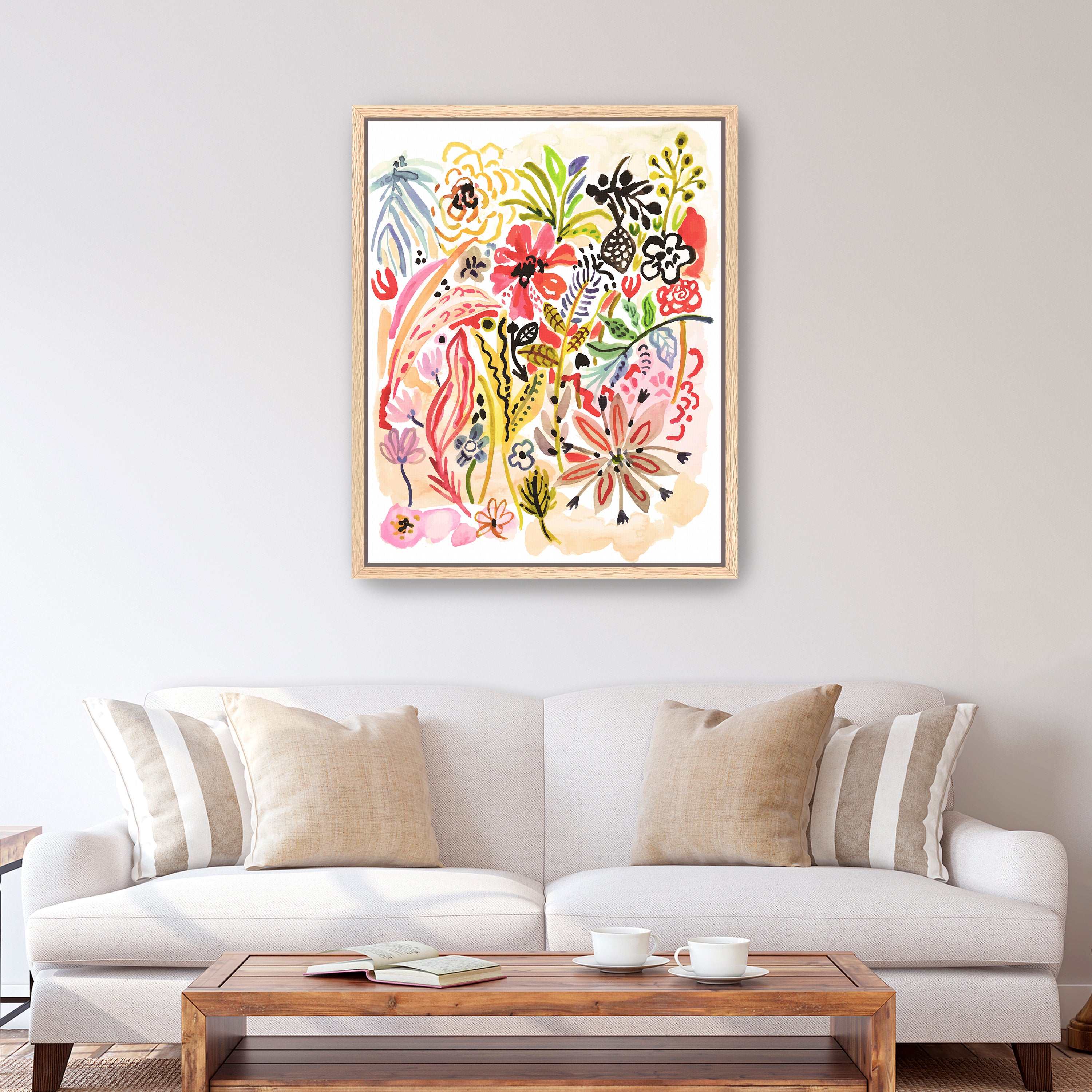 Abstract Matisse Canvas Giclee