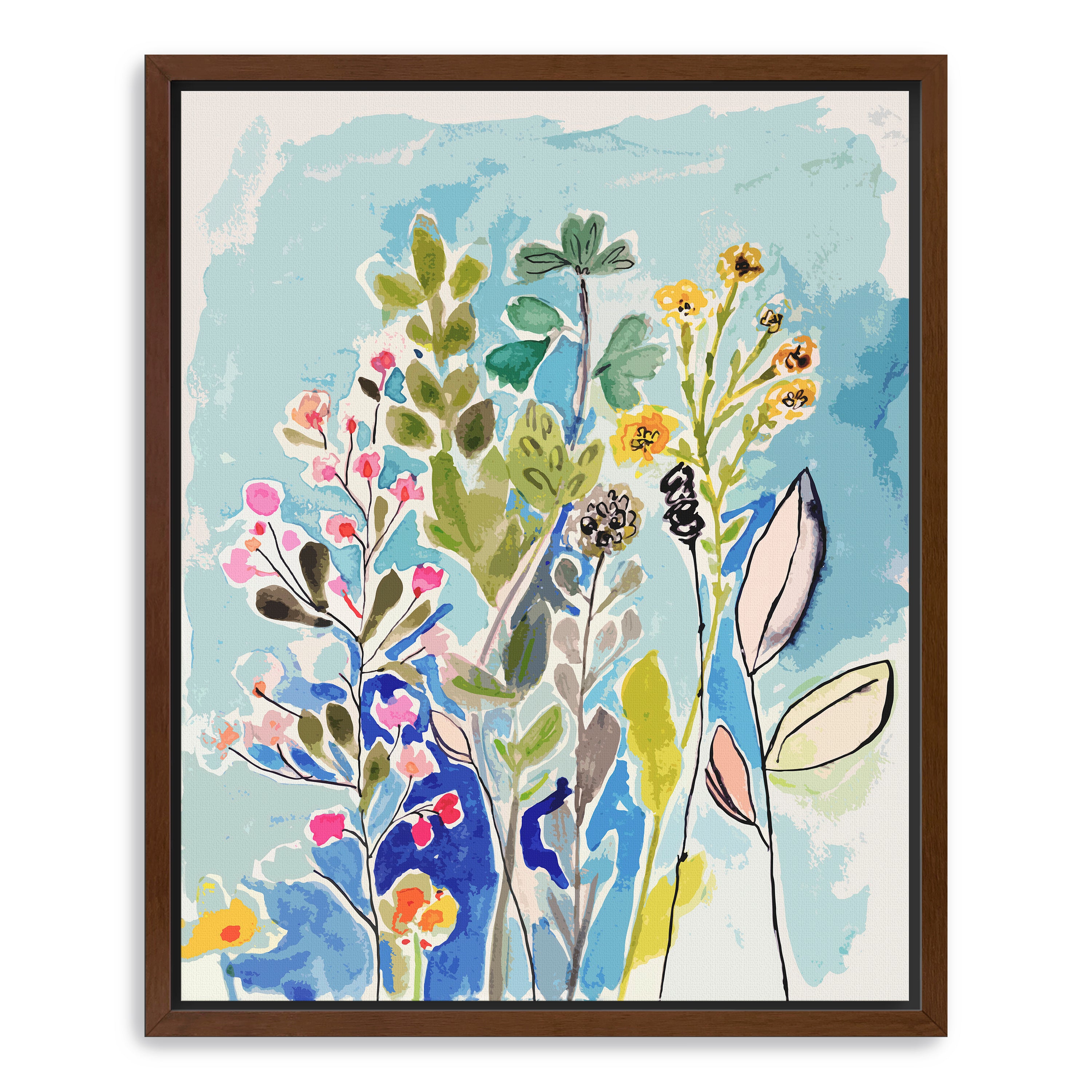 Wildflowers I Canvas Giclee