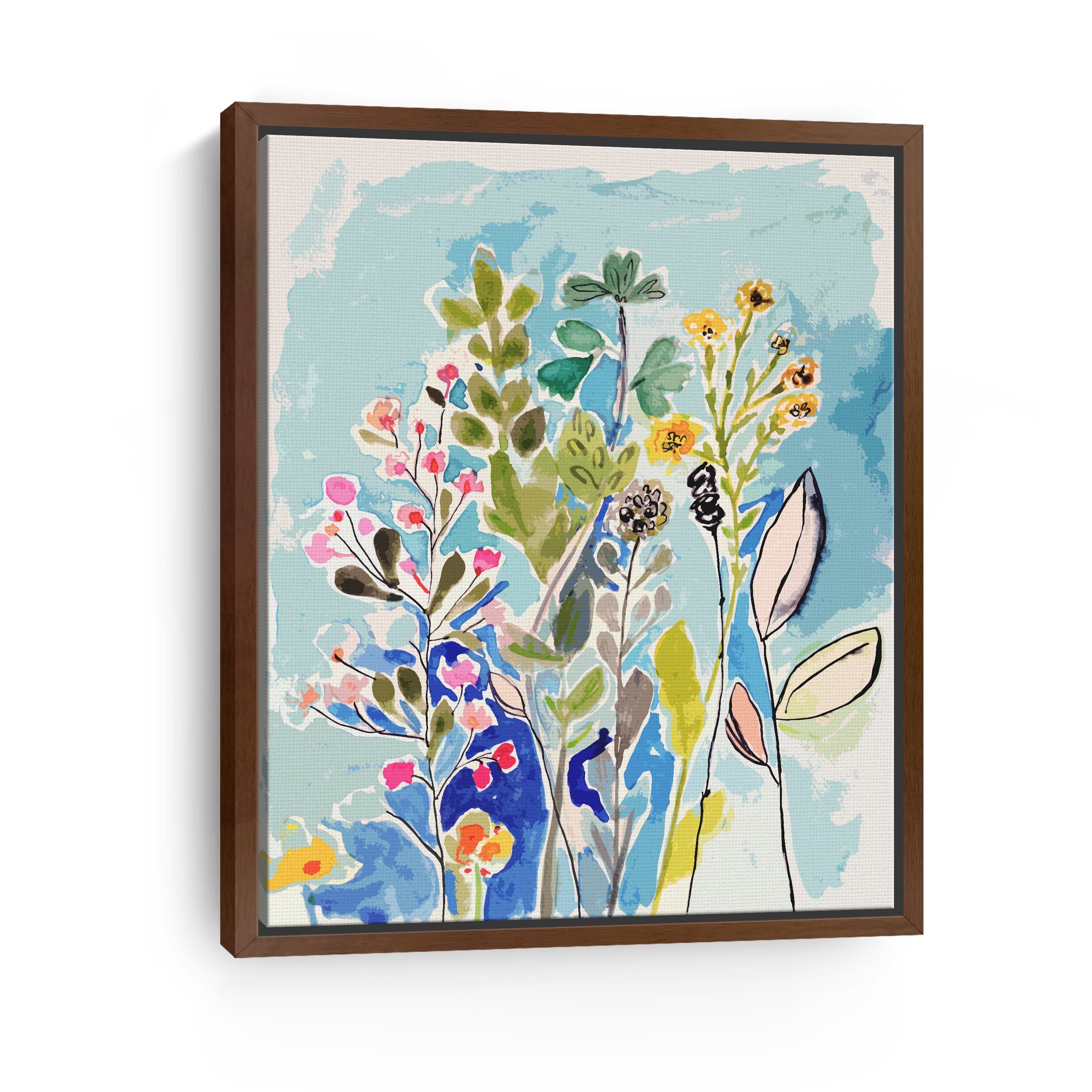 Wildflowers I Canvas Giclee