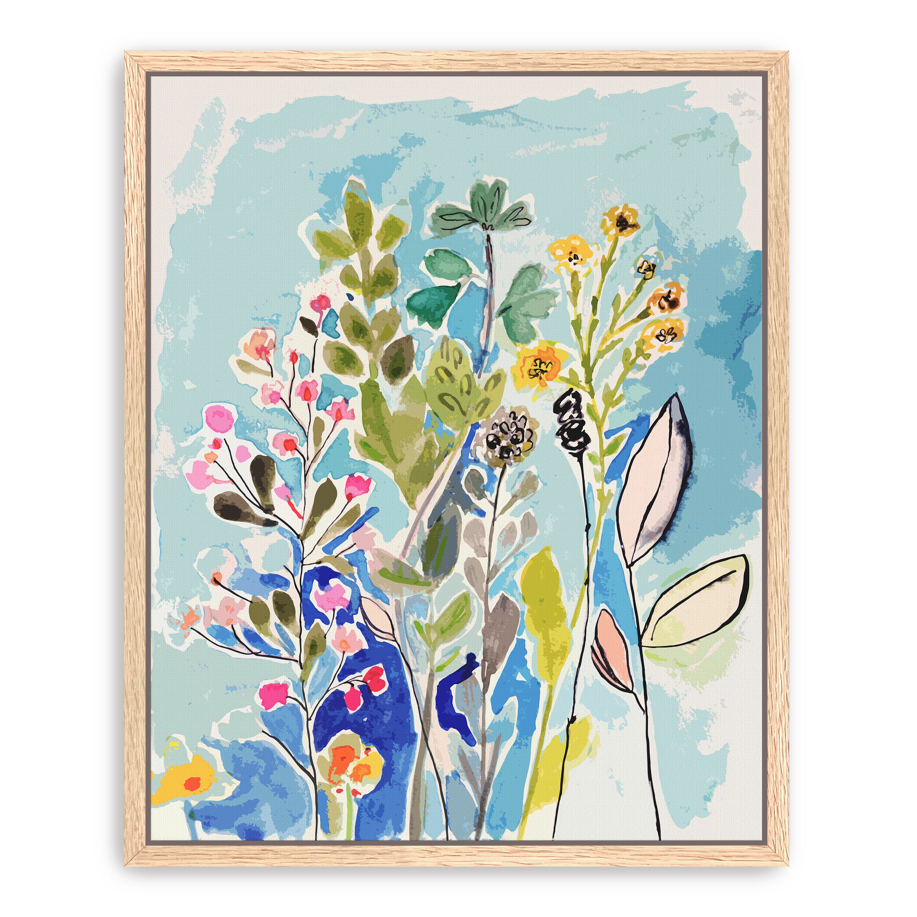 Wildflowers I Canvas Giclee