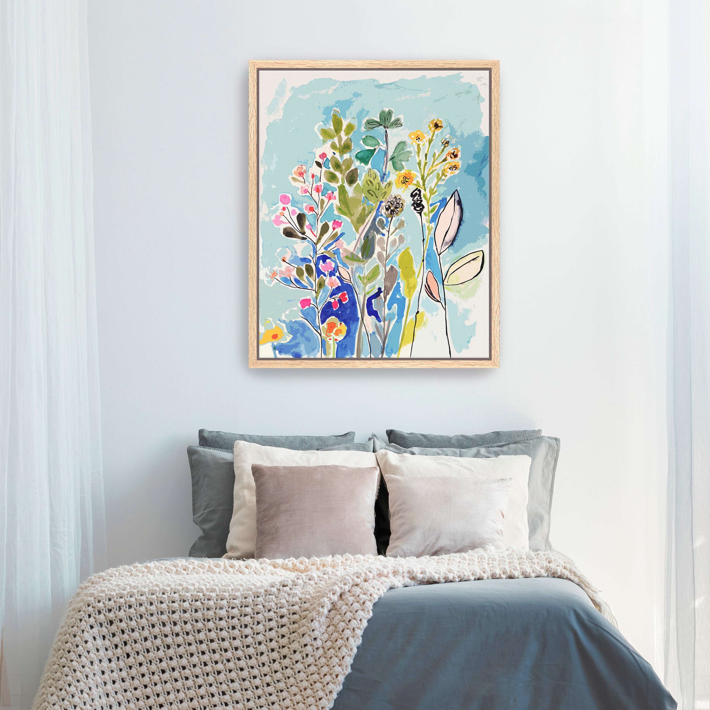Wildflowers I Canvas Giclee