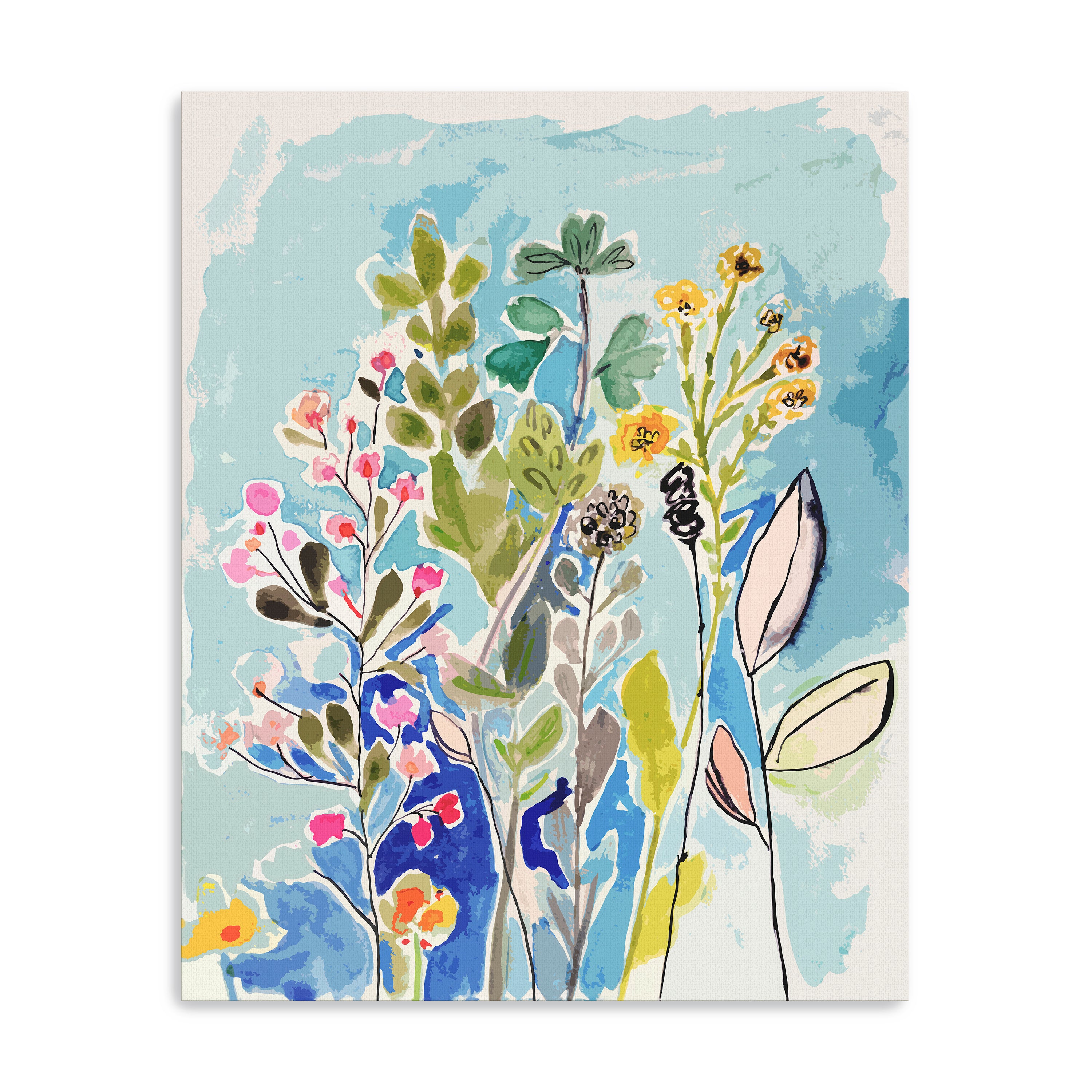 Wildflowers I Canvas Giclee
