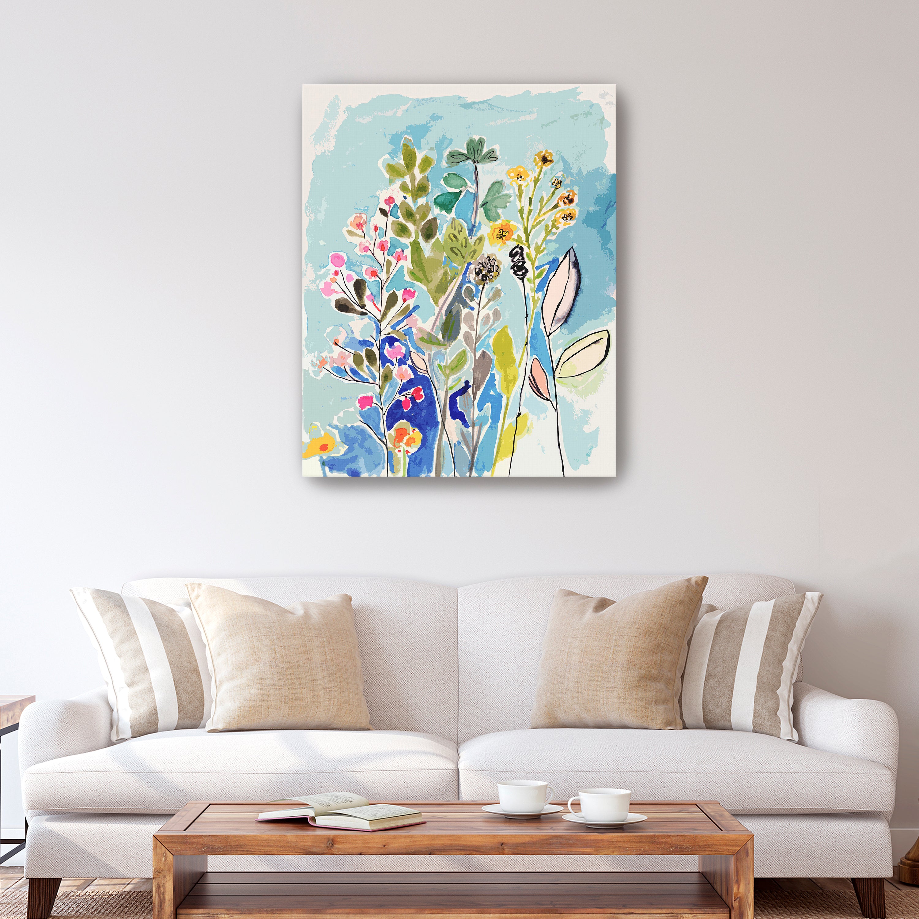 Wildflowers I Canvas Giclee