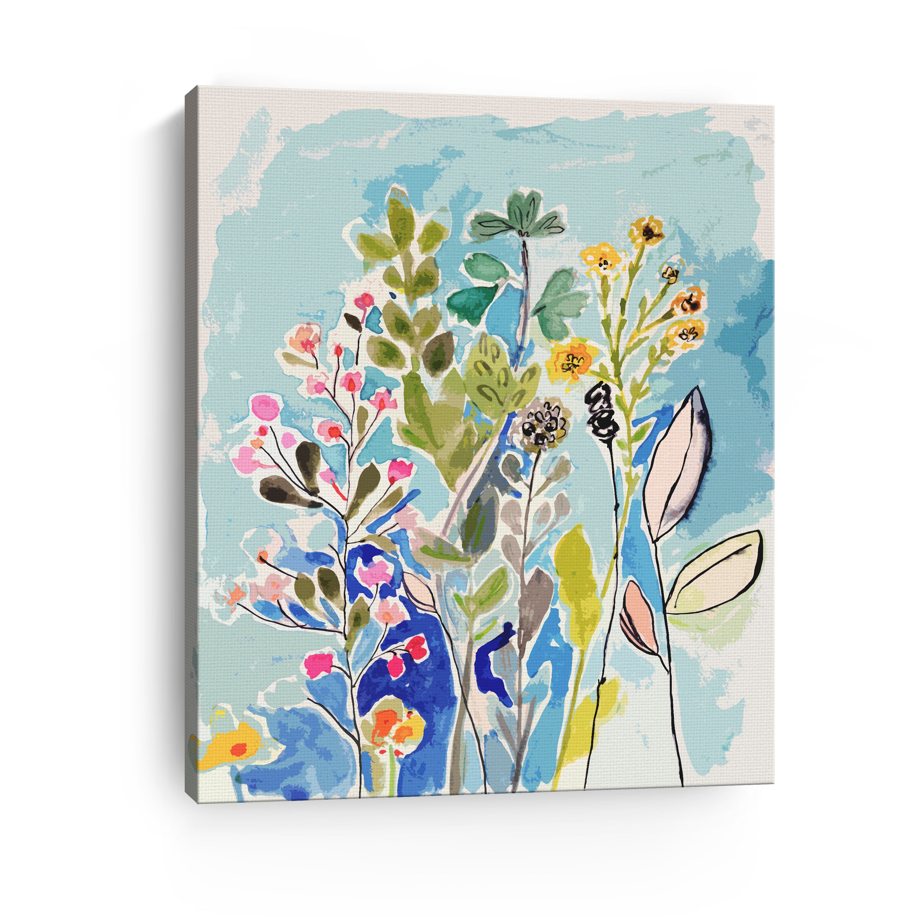 Wildflowers I Canvas Giclee