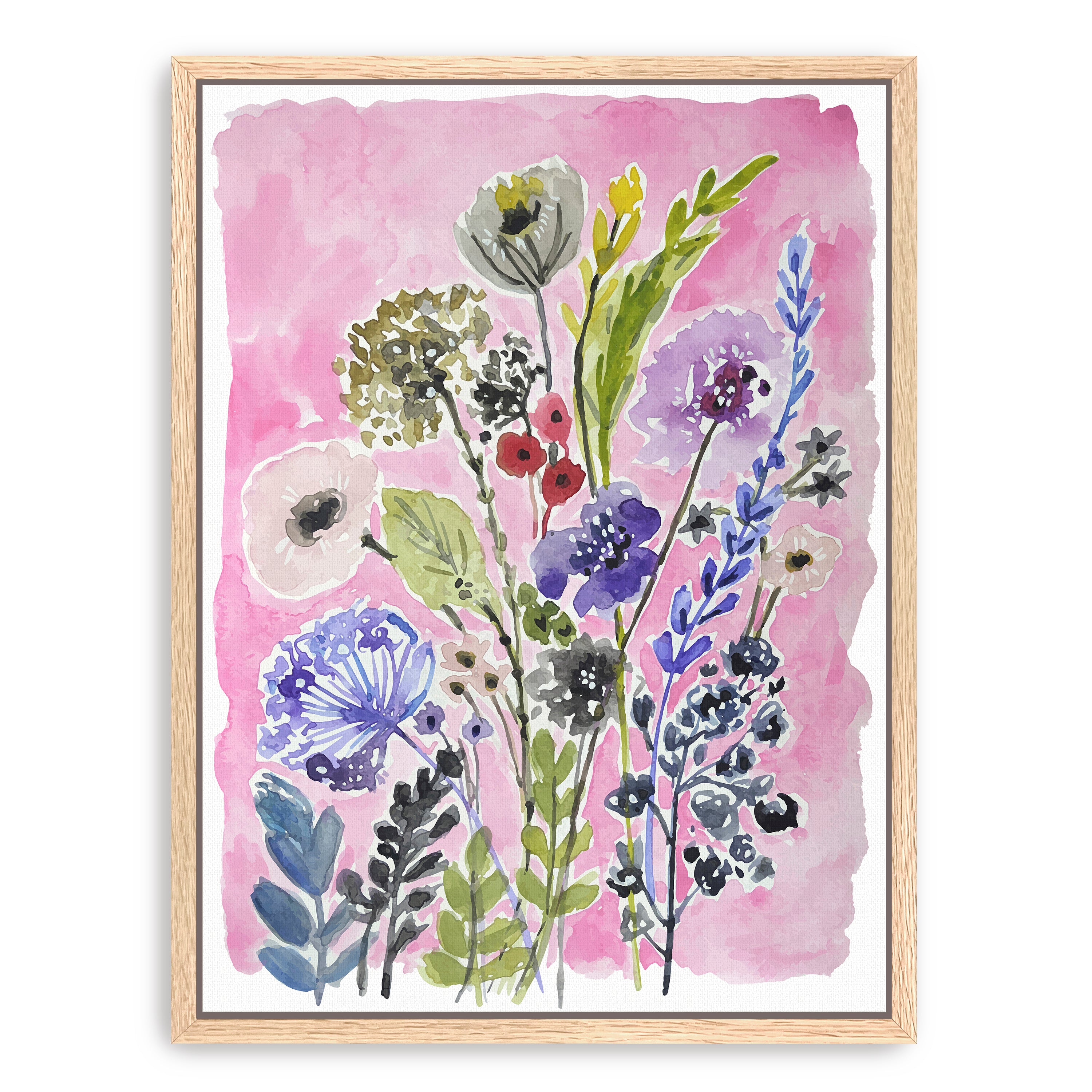 Wildflowers II Canvas Giclee