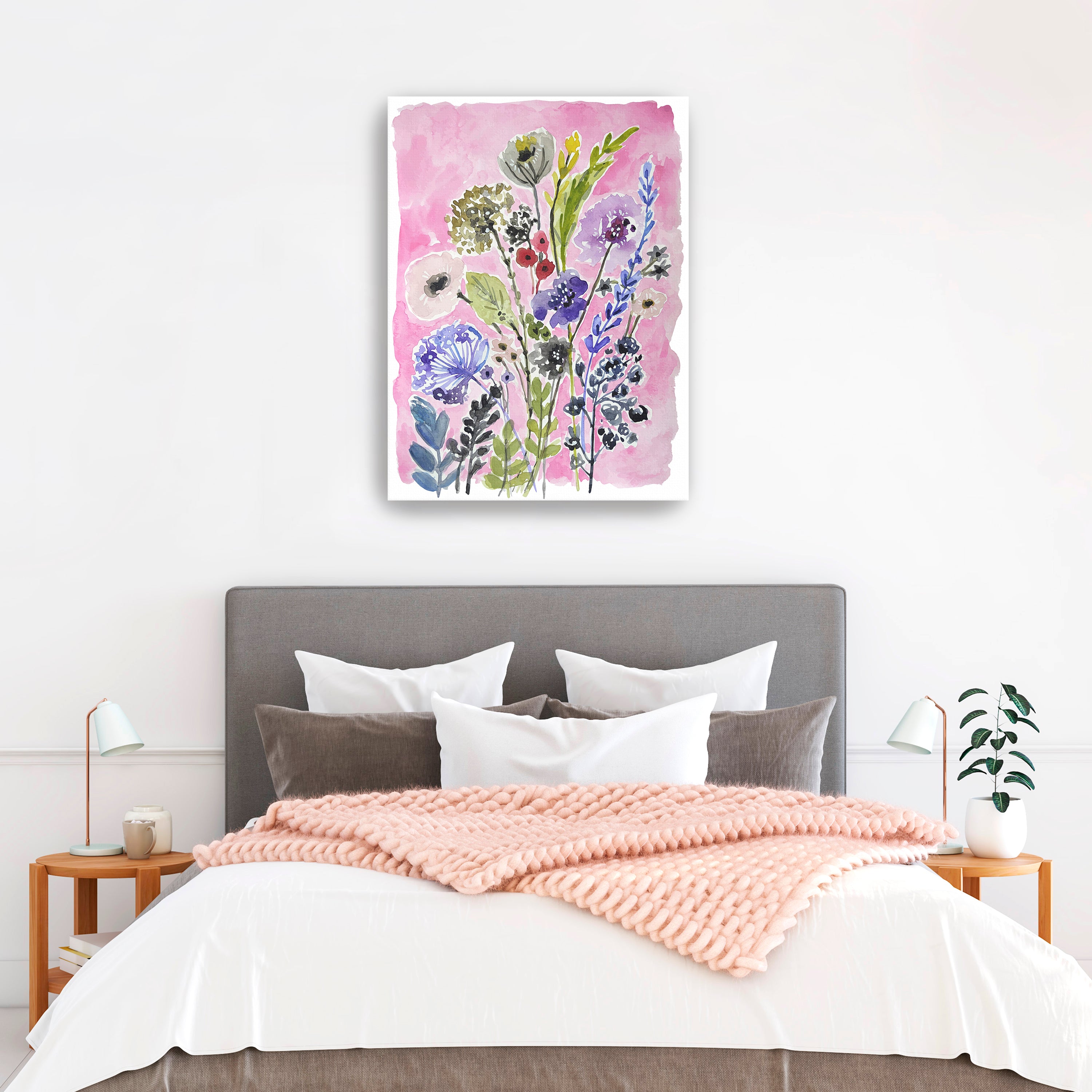 Wildflowers II Canvas Giclee