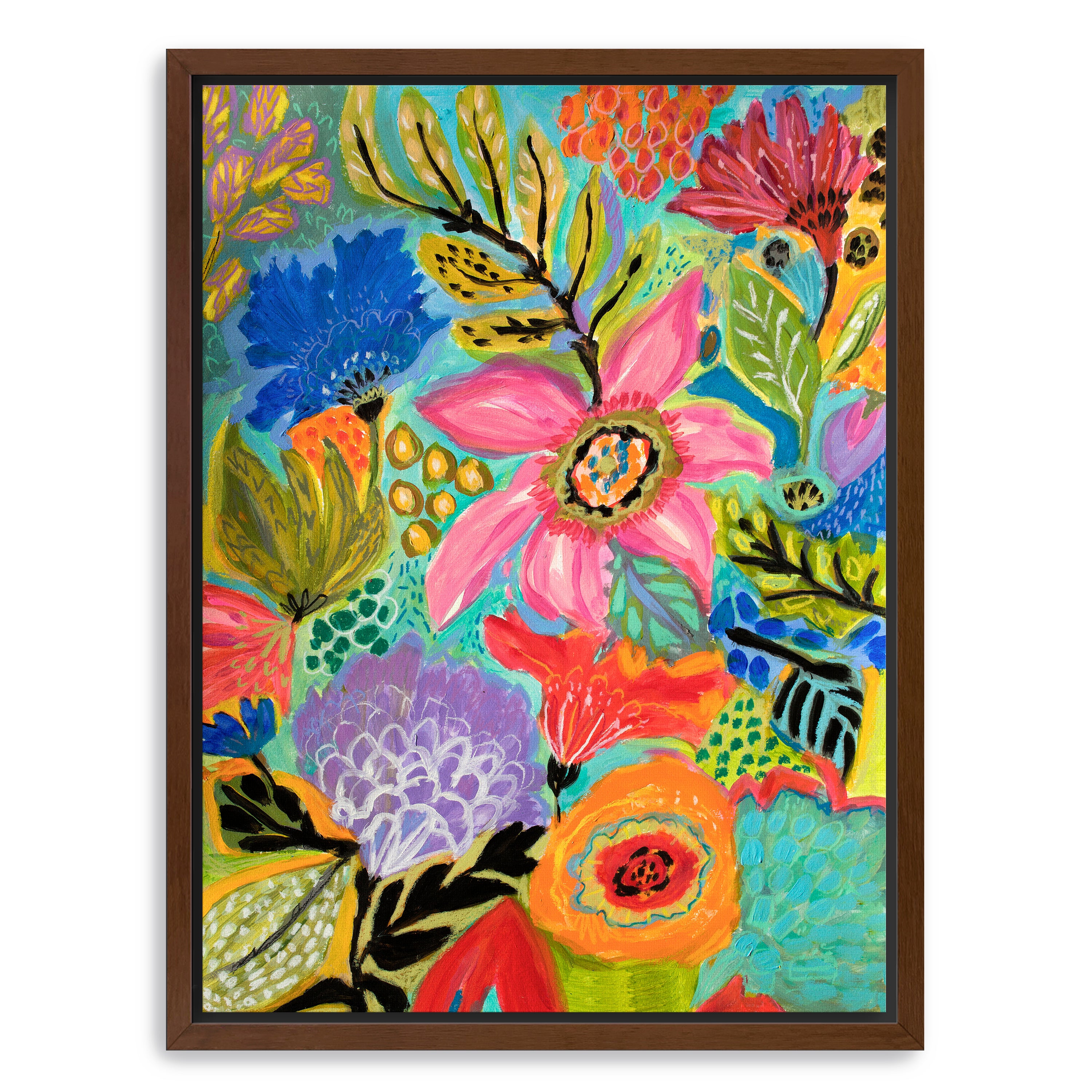 Wildflowers Canvas Giclee