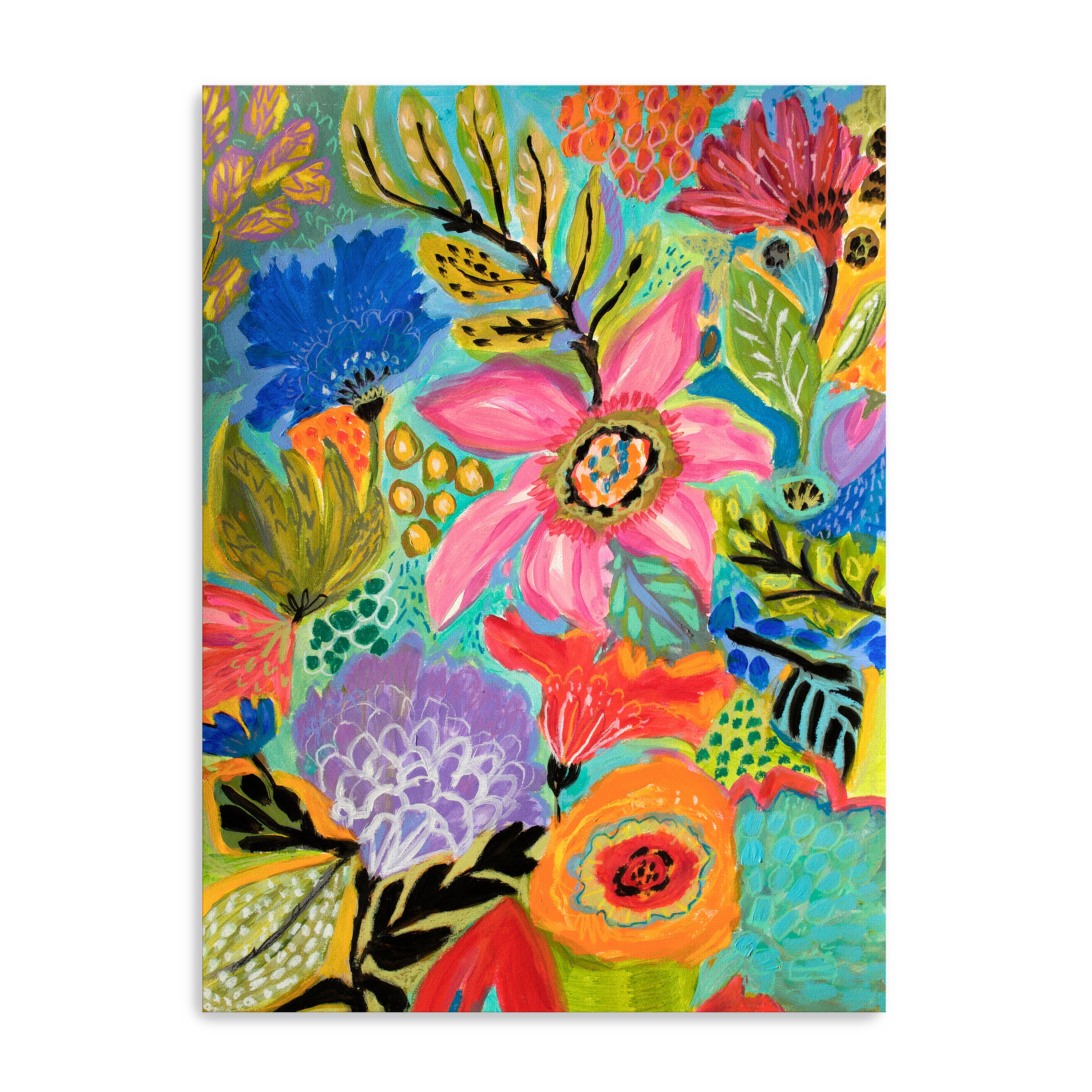 Wildflowers Canvas Giclee