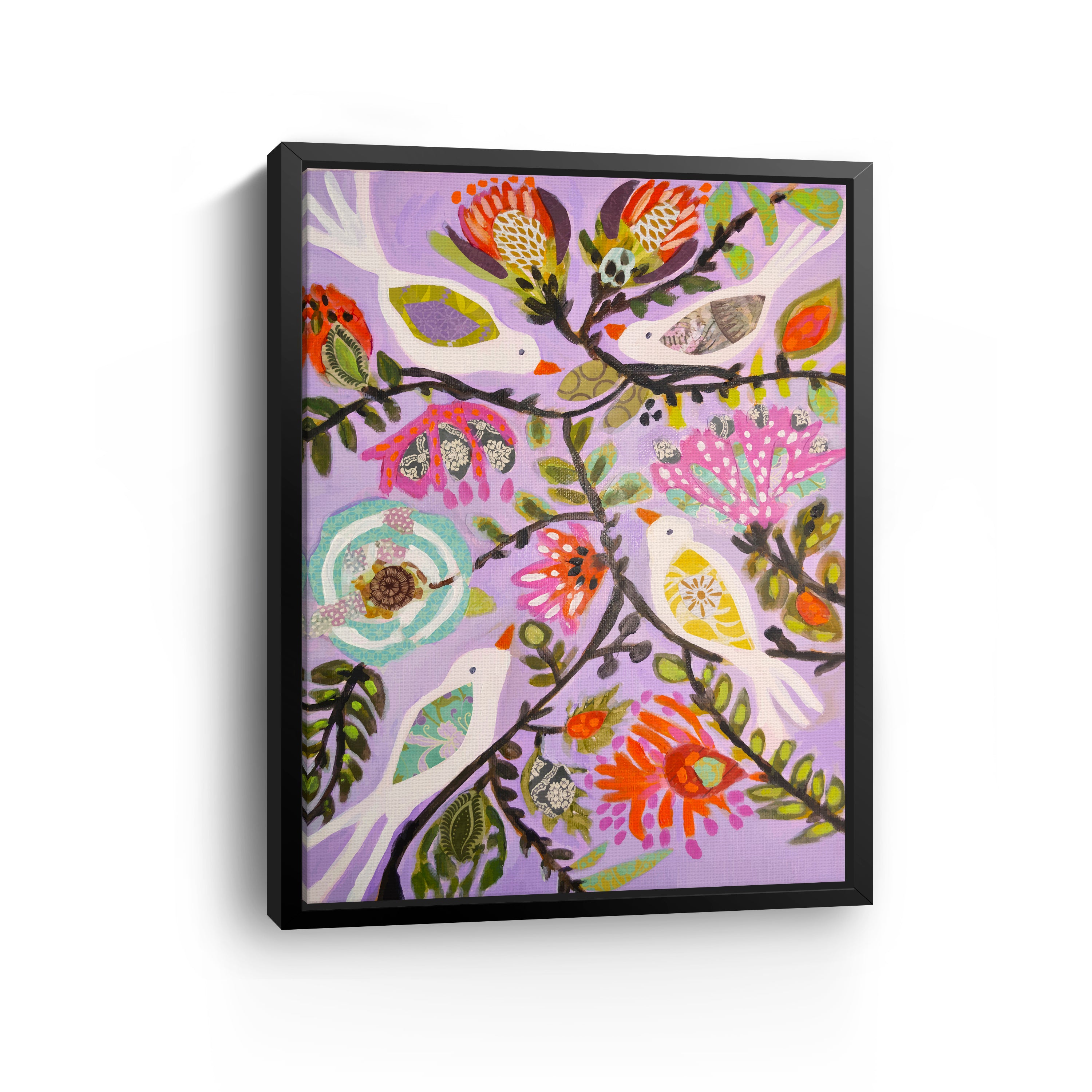 Bird Garden Canvas Giclee