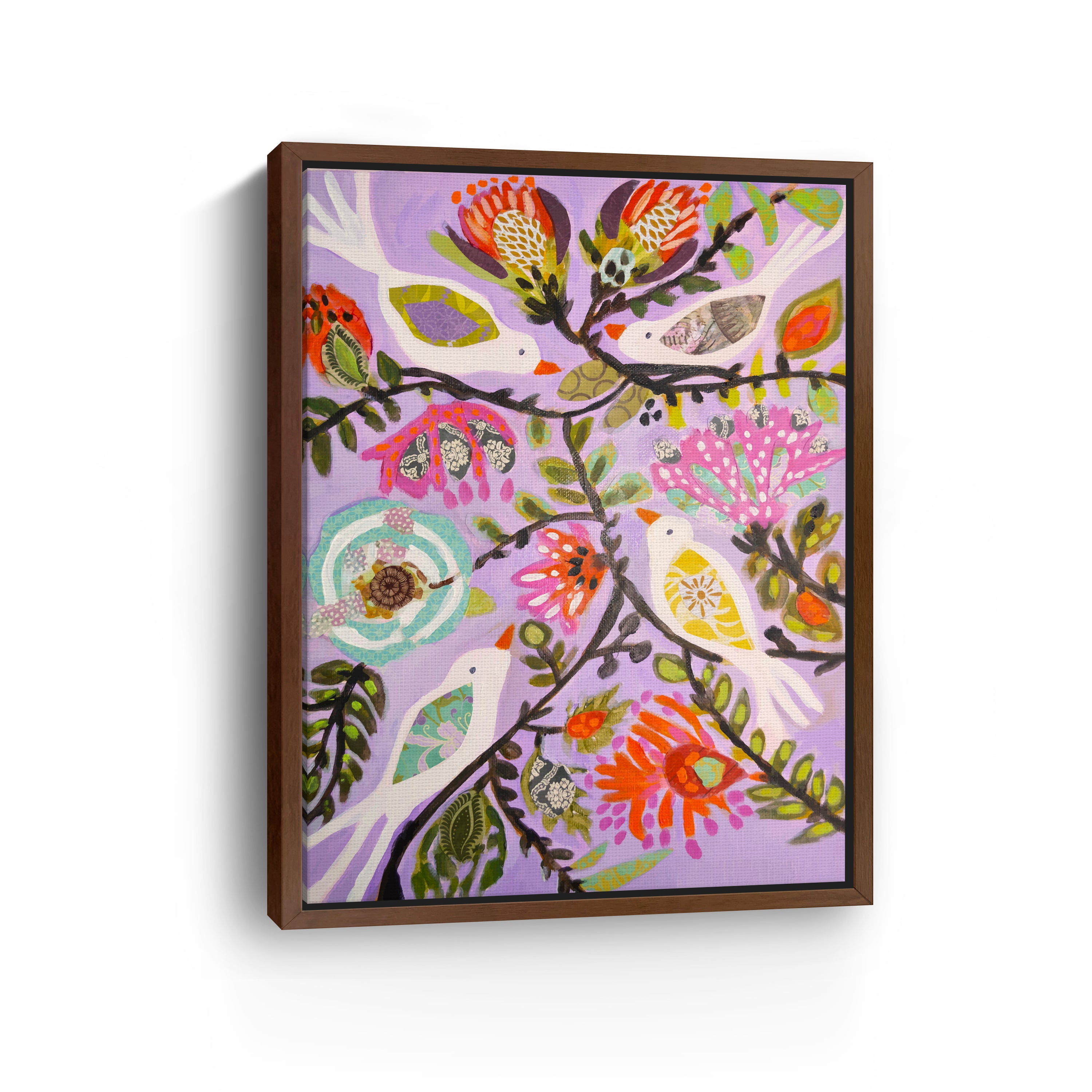 Bird Garden Canvas Giclee