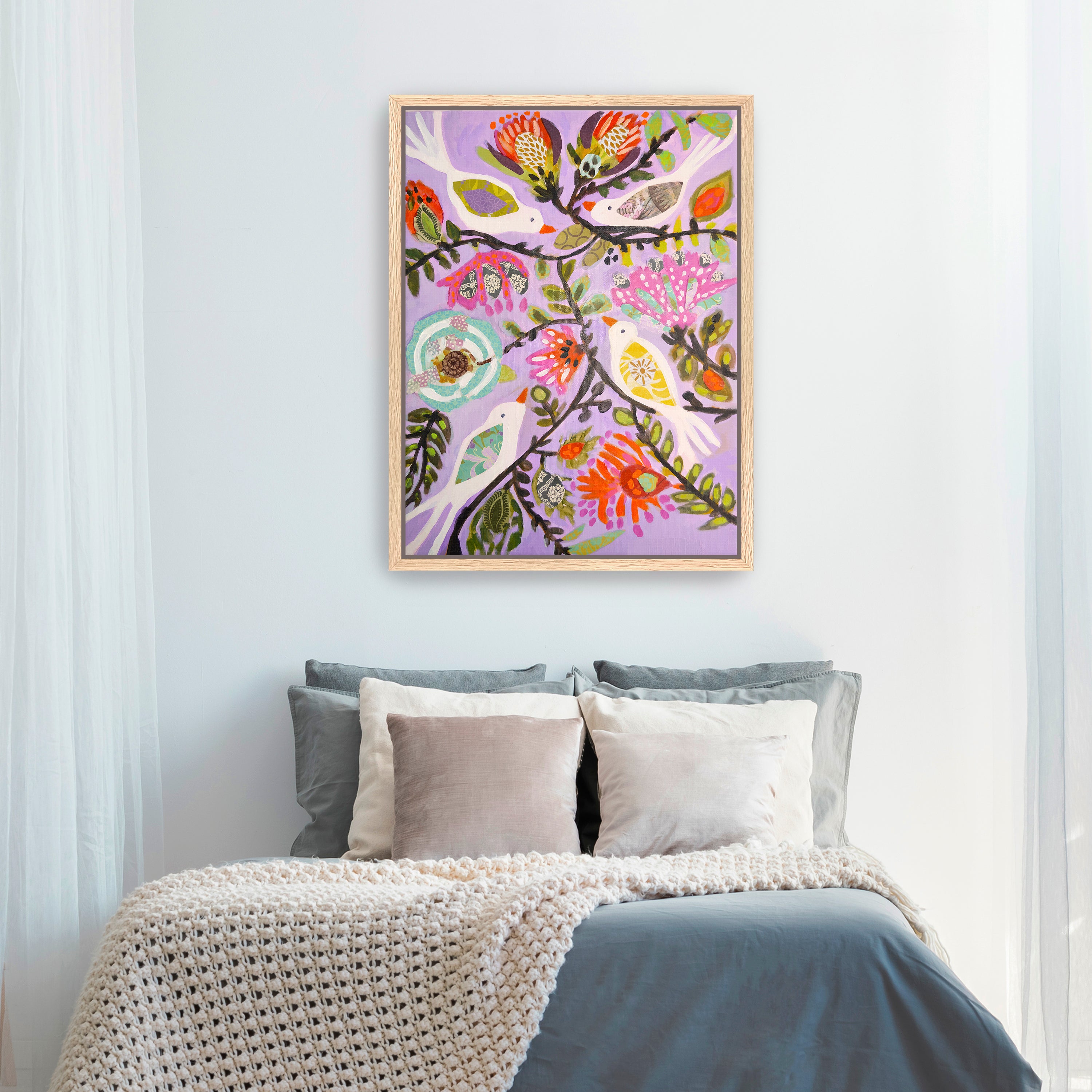 Bird Garden Canvas Giclee