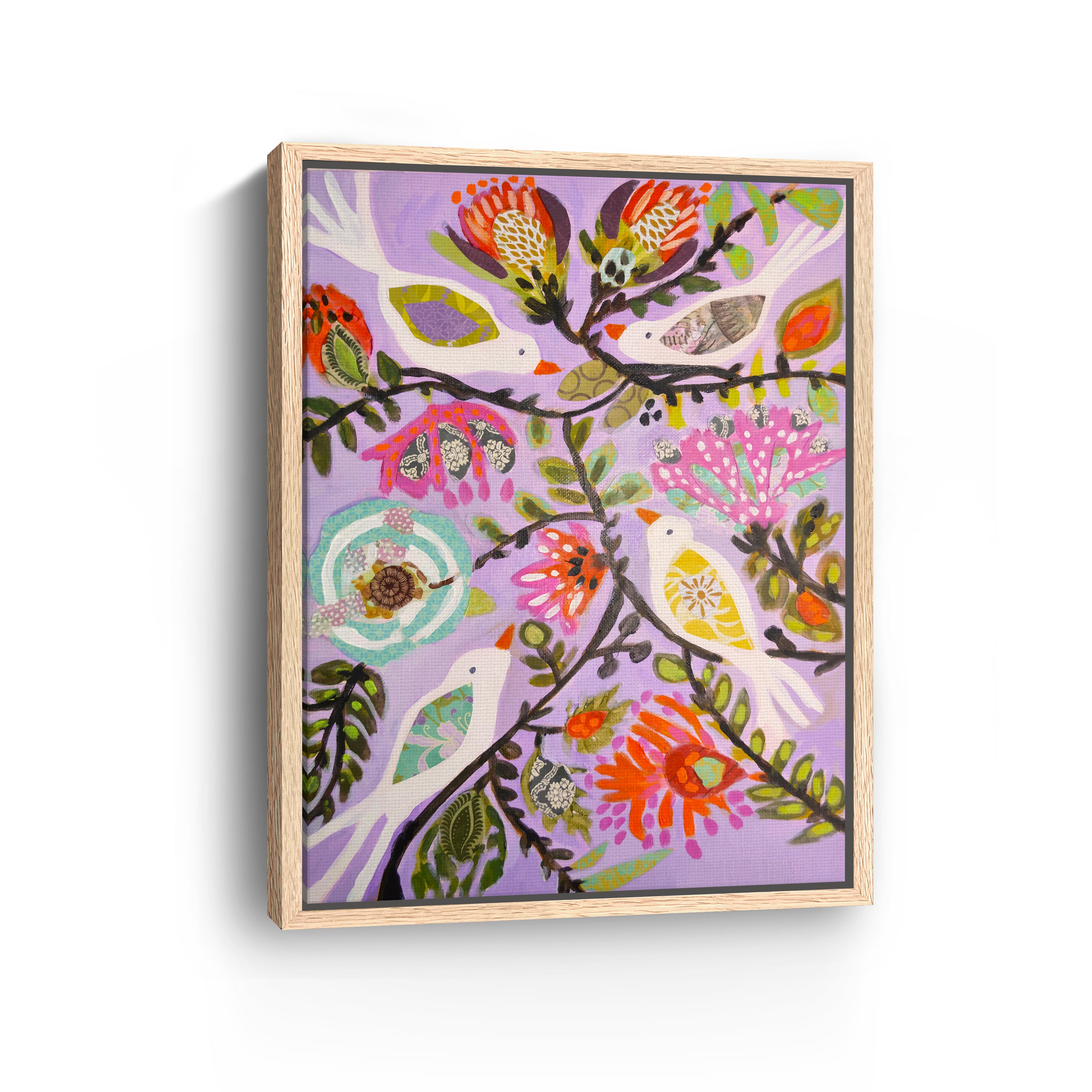 Bird Garden Canvas Giclee