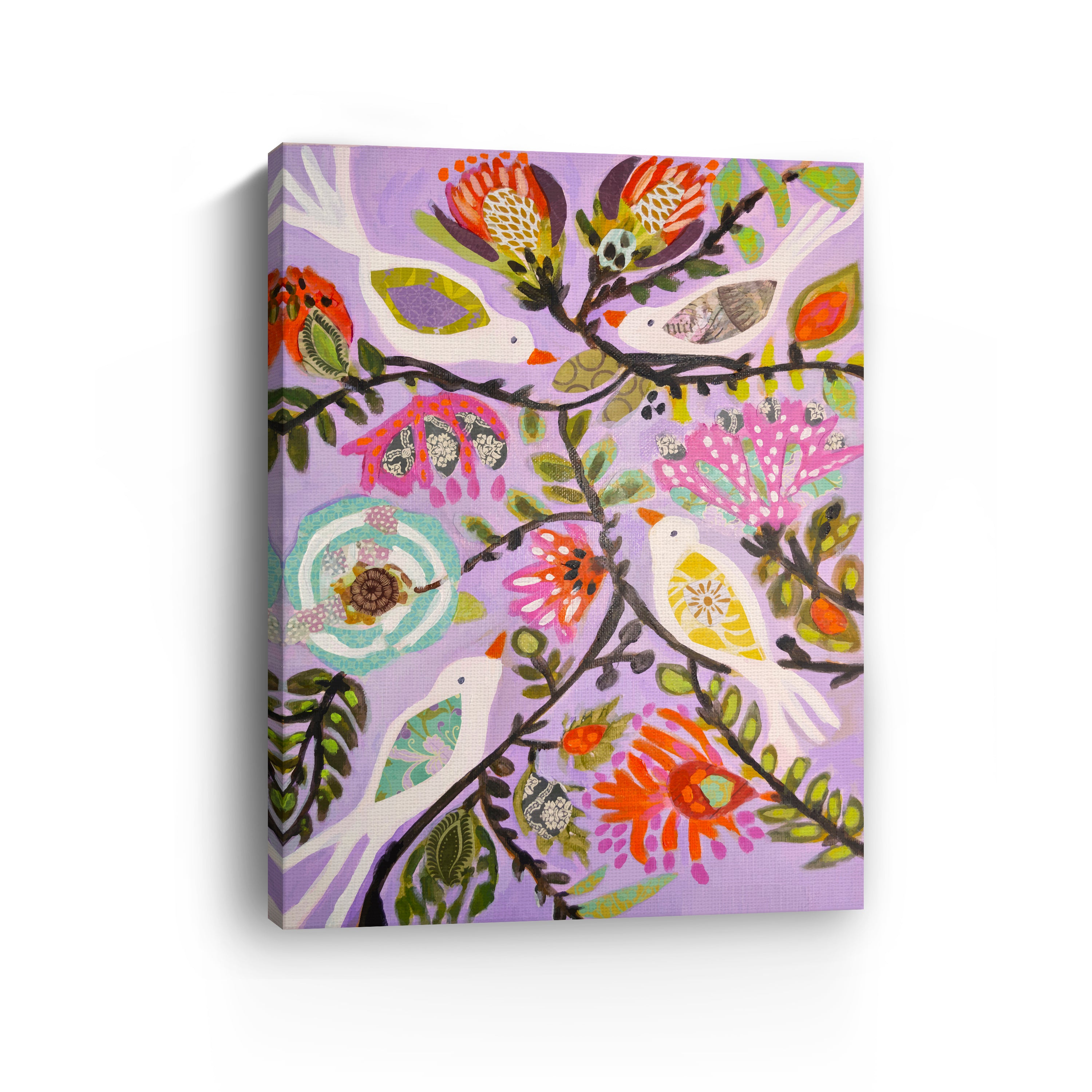 Bird Garden Canvas Giclee