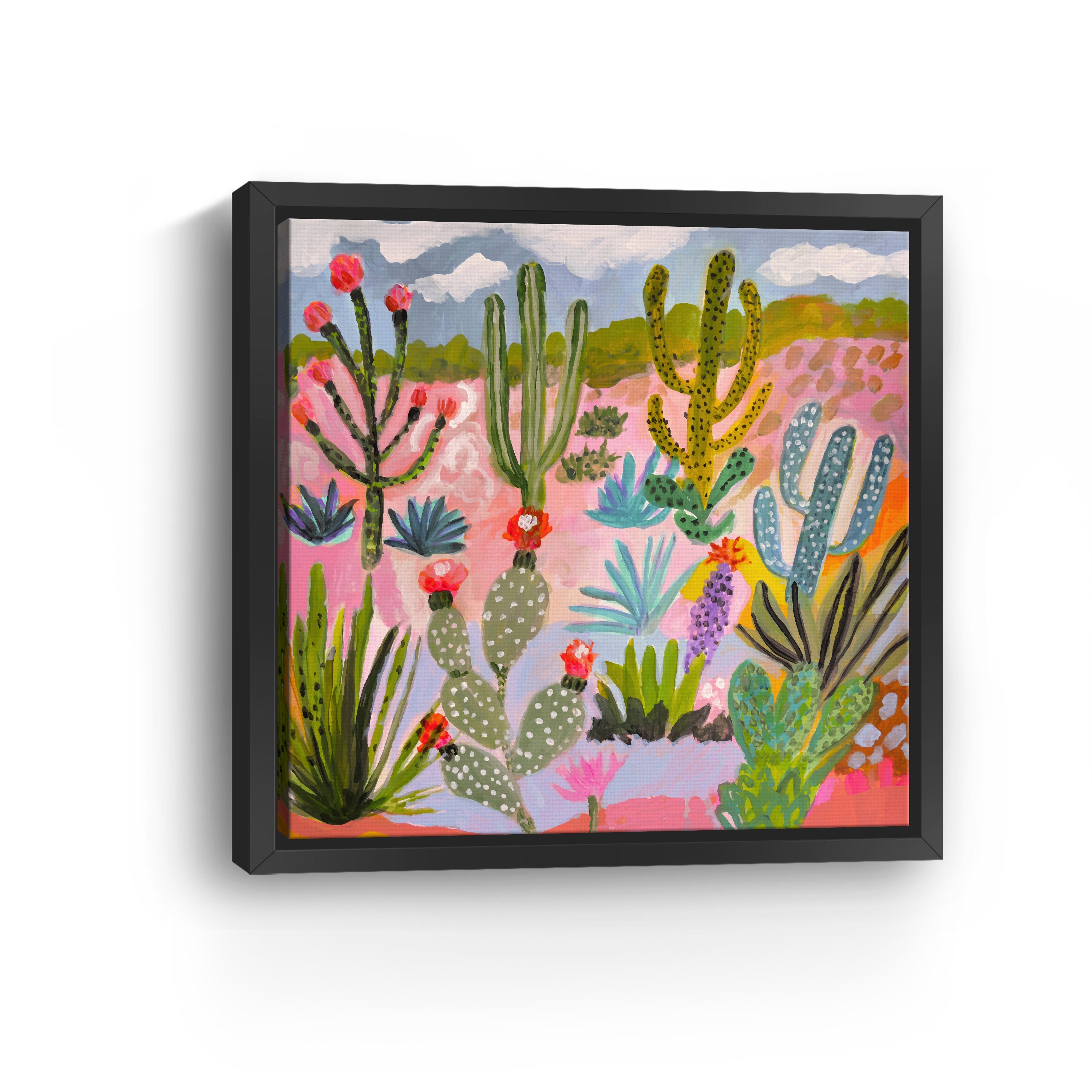 Cactus Garden 1 Canvas Giclee