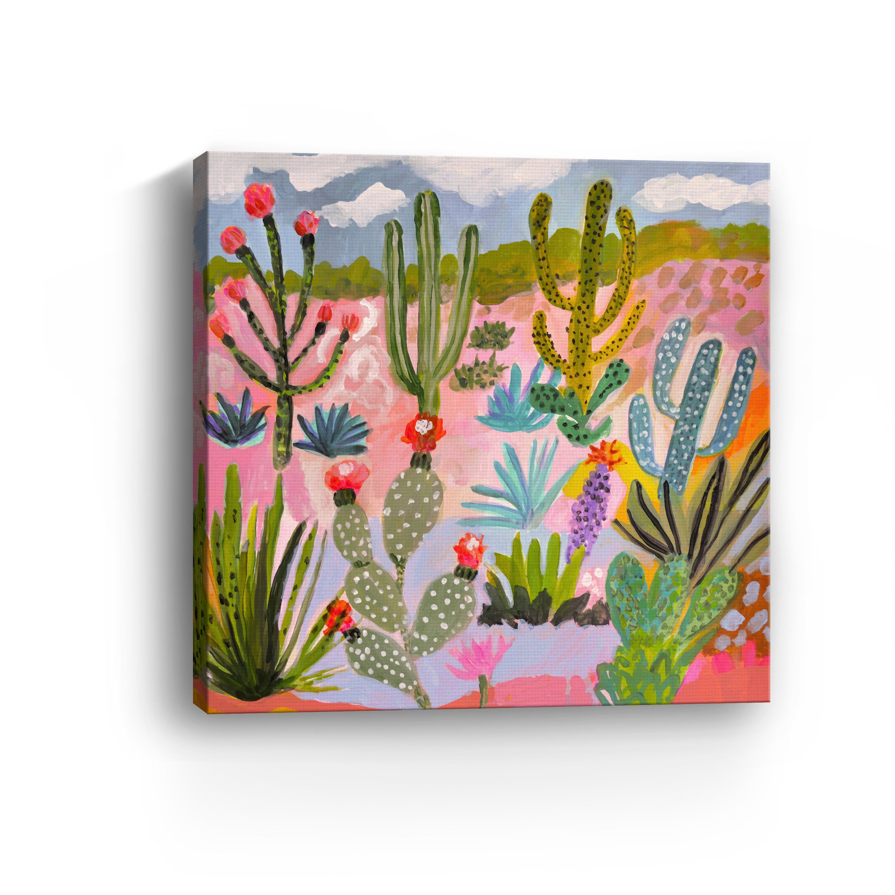 Cactus Garden 1 Canvas Giclee