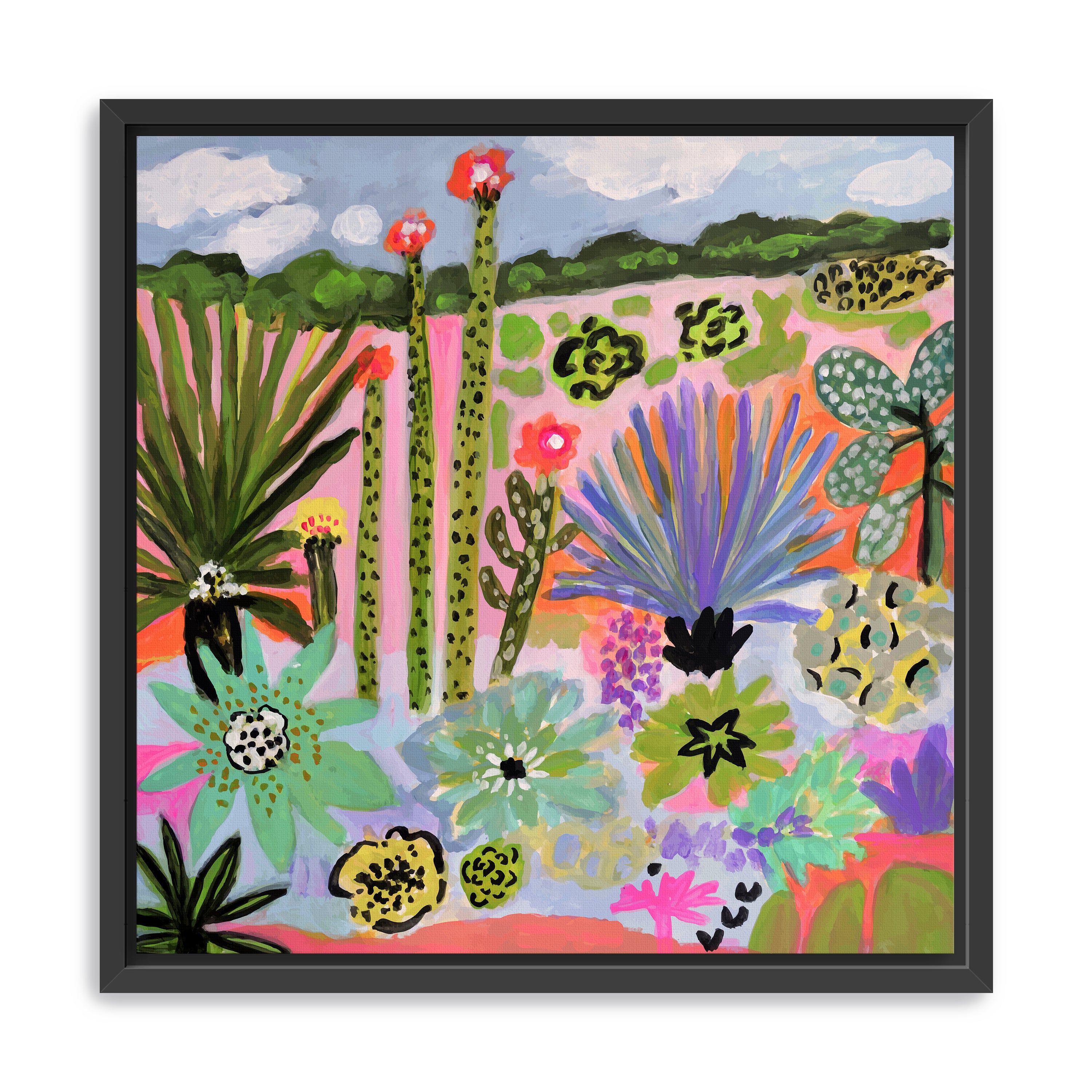 Cactus Garden 2 Canvas Giclee