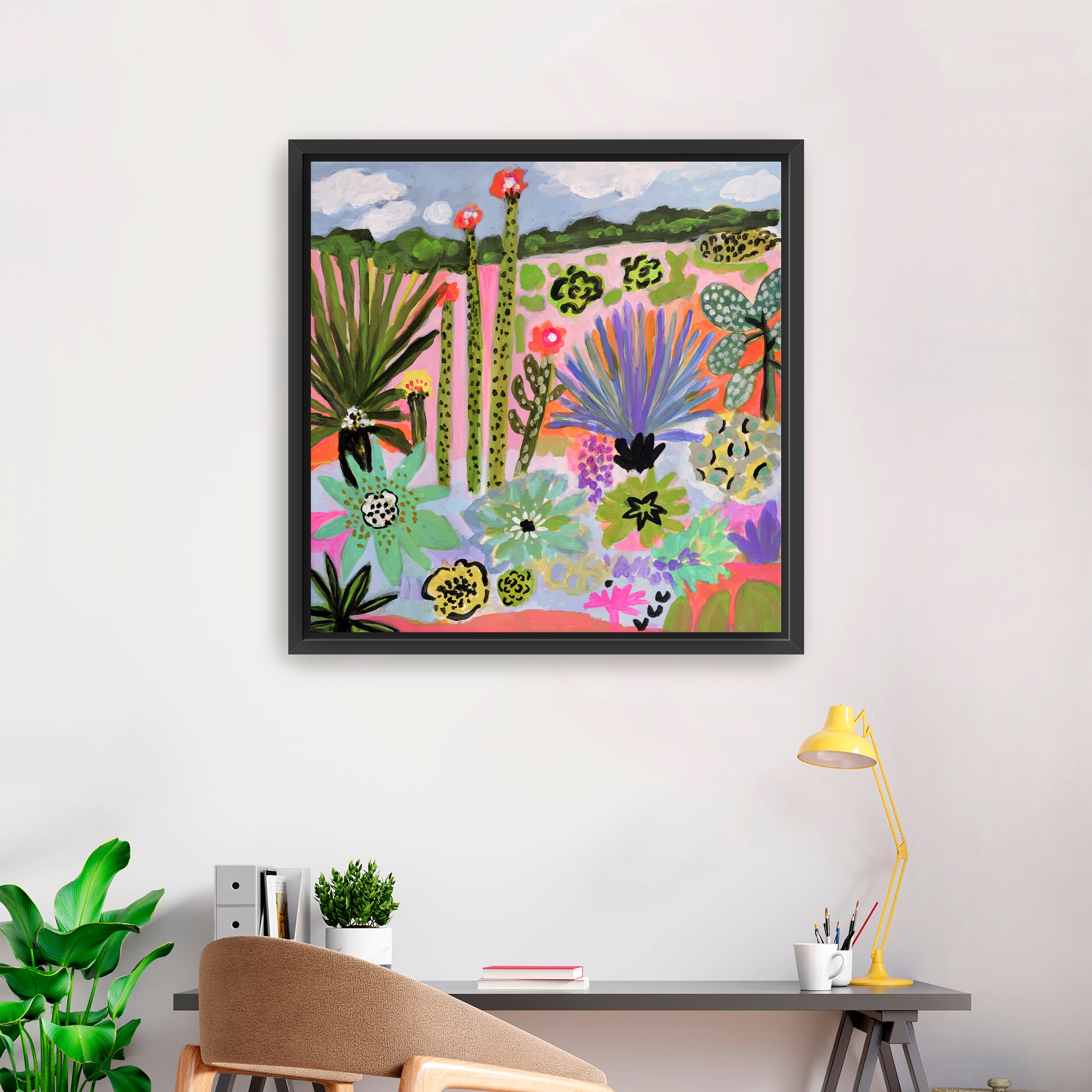 Cactus Garden 2 Canvas Giclee