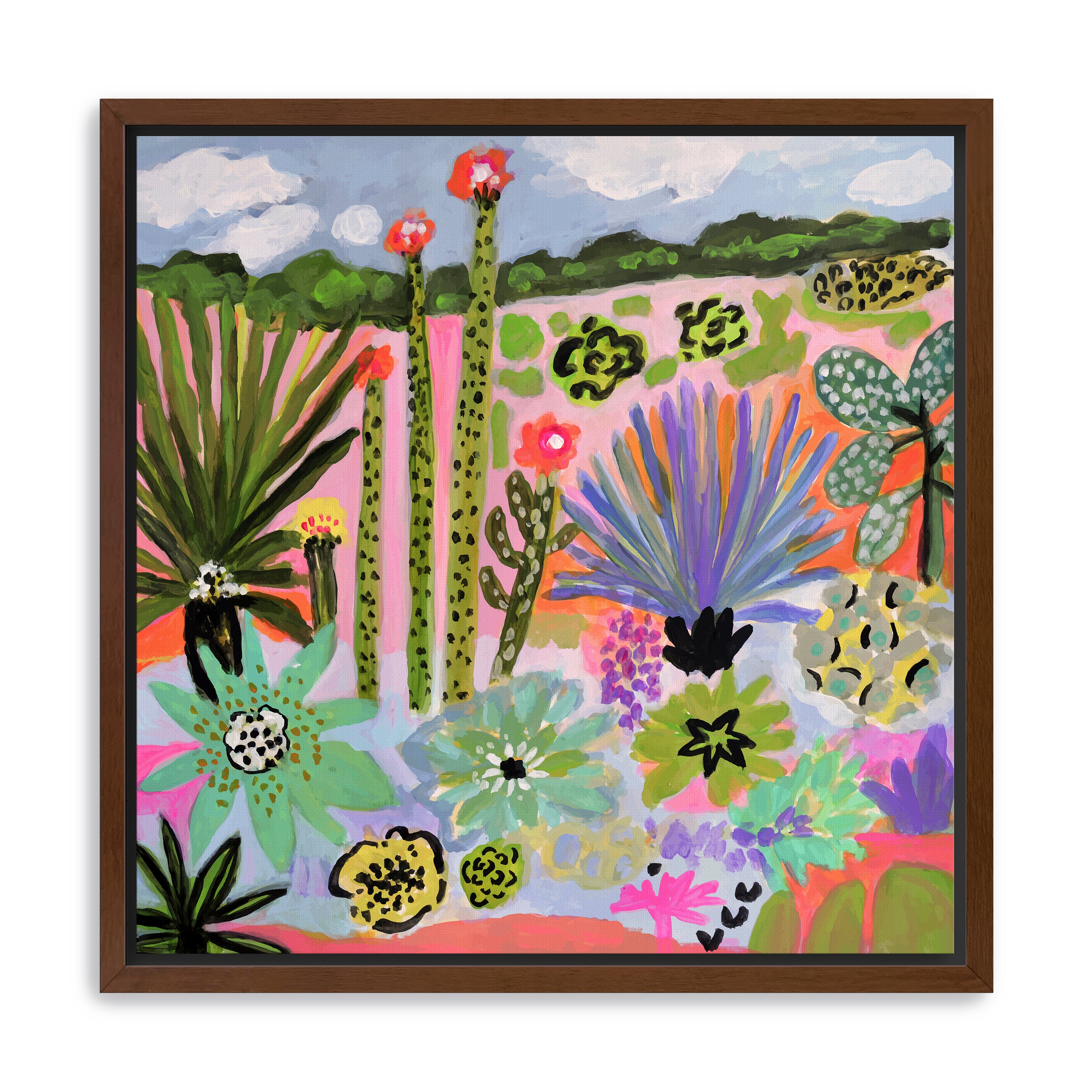 Cactus Garden 2 Canvas Giclee