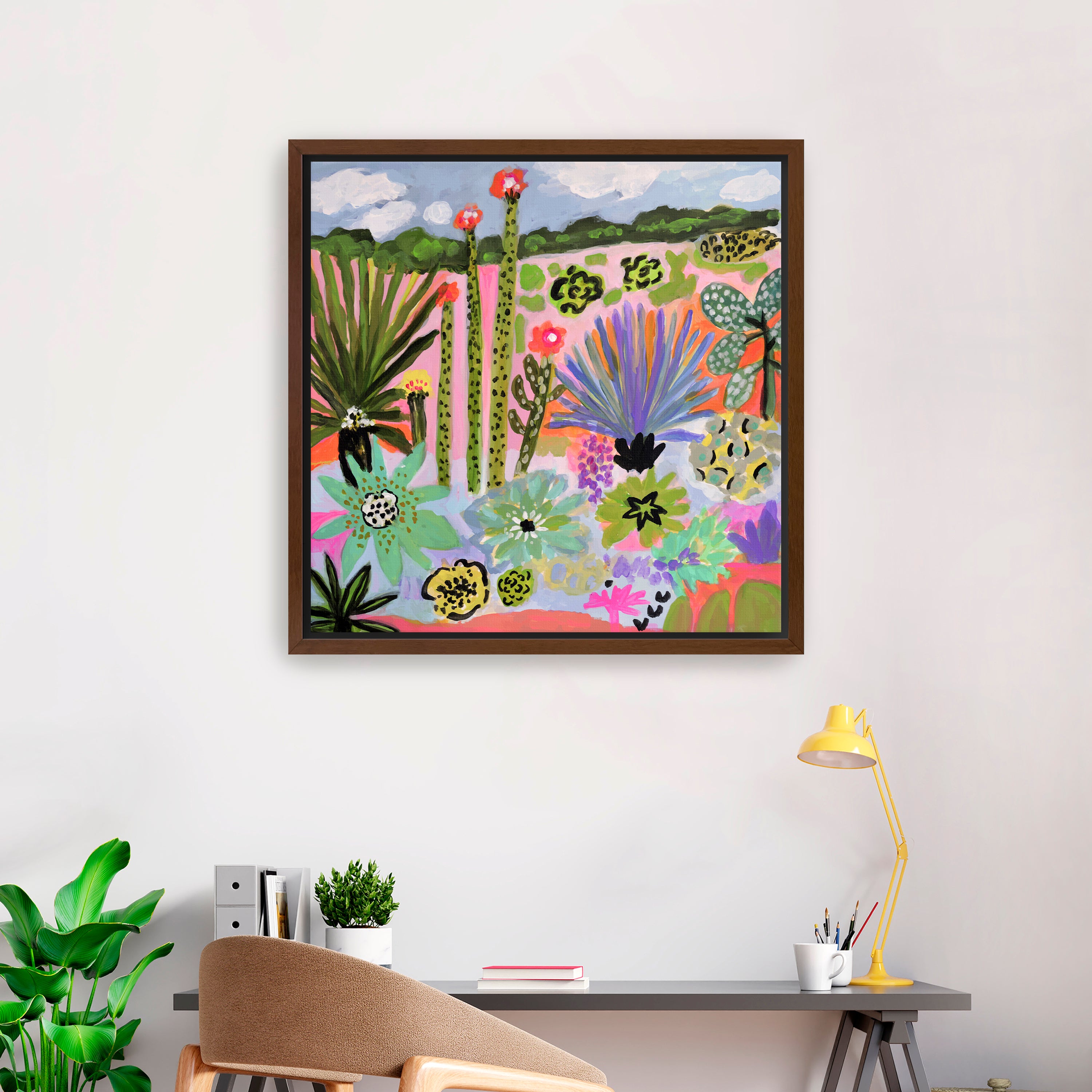 Cactus Garden 2 Canvas Giclee