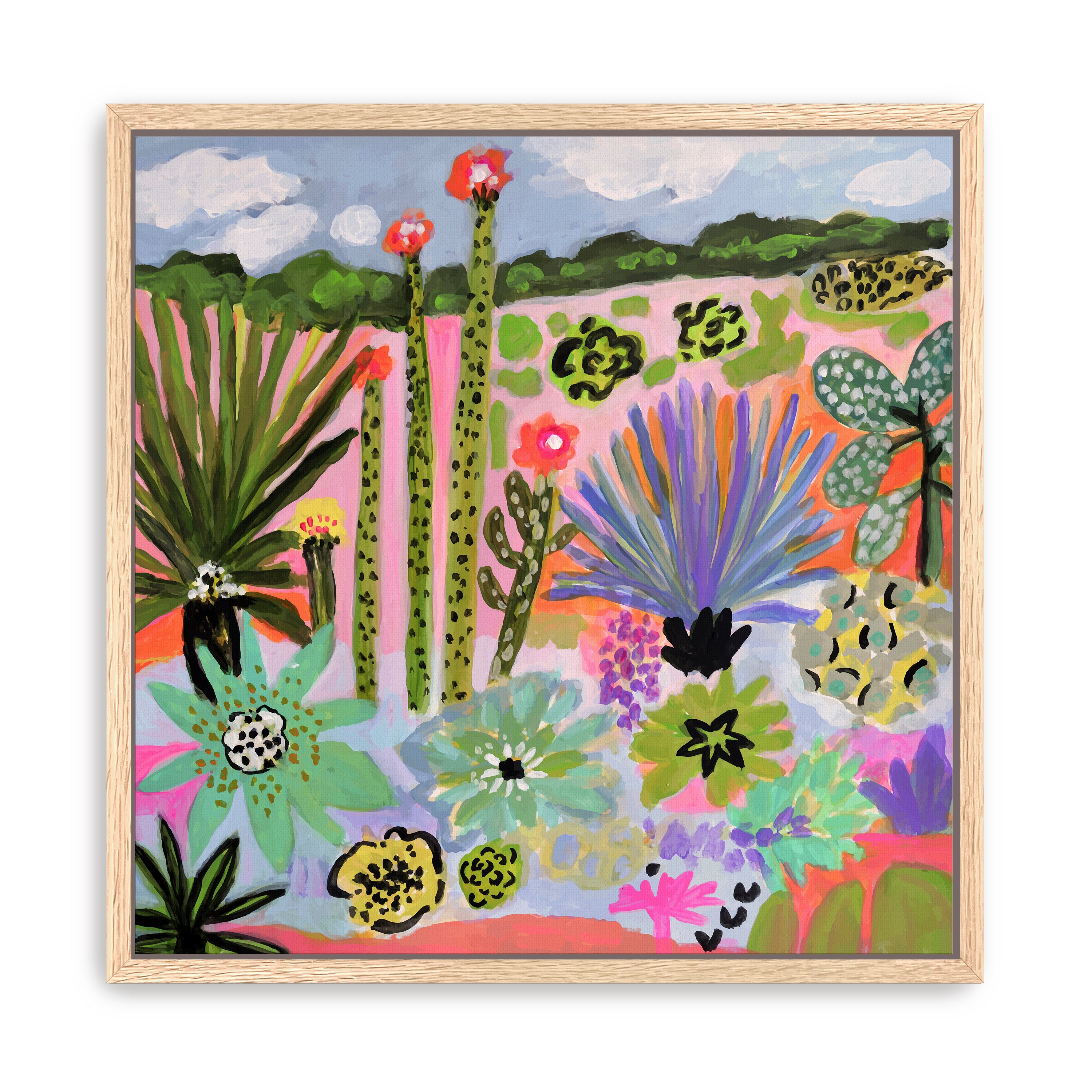 Cactus Garden 2 Canvas Giclee