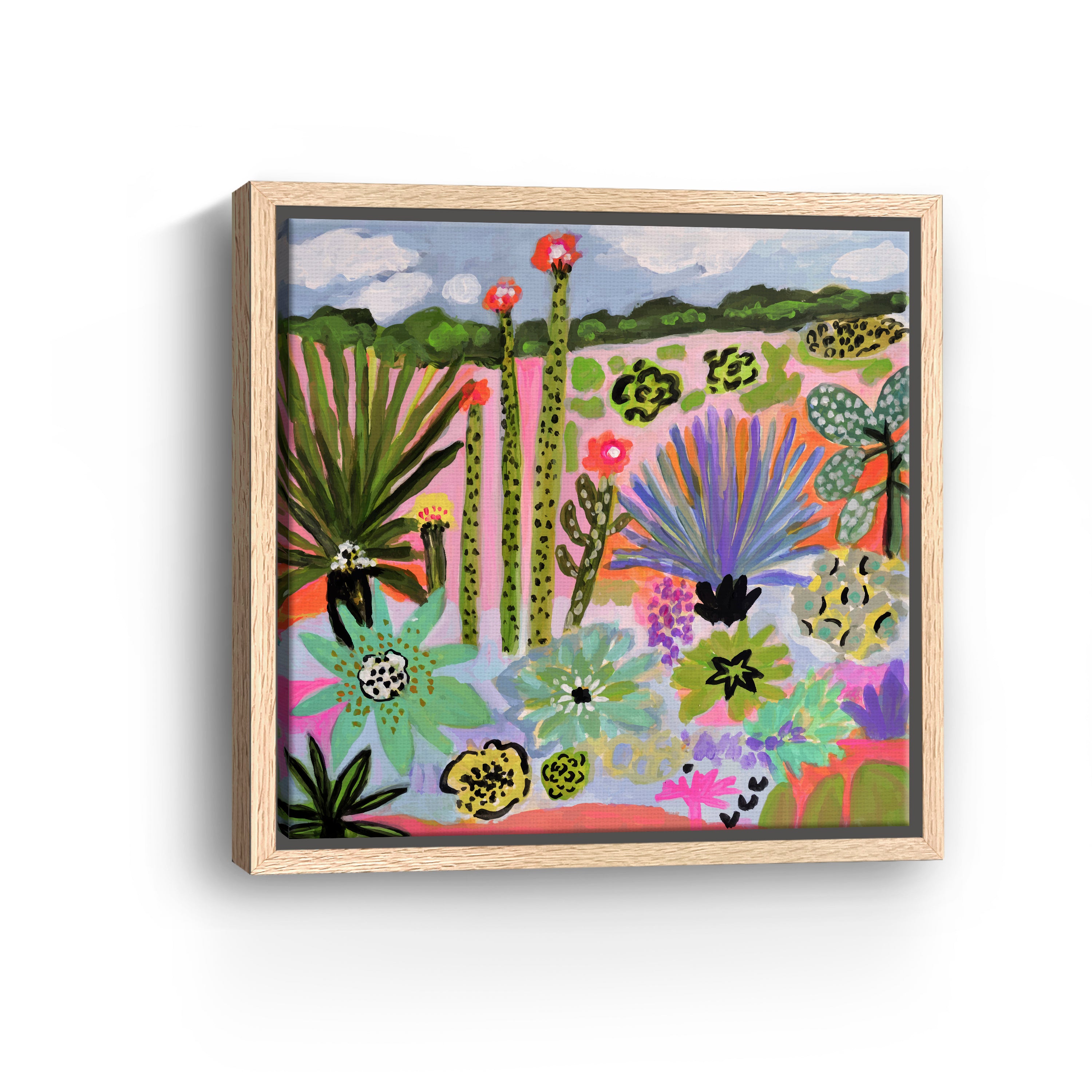 Cactus Garden 2 Canvas Giclee