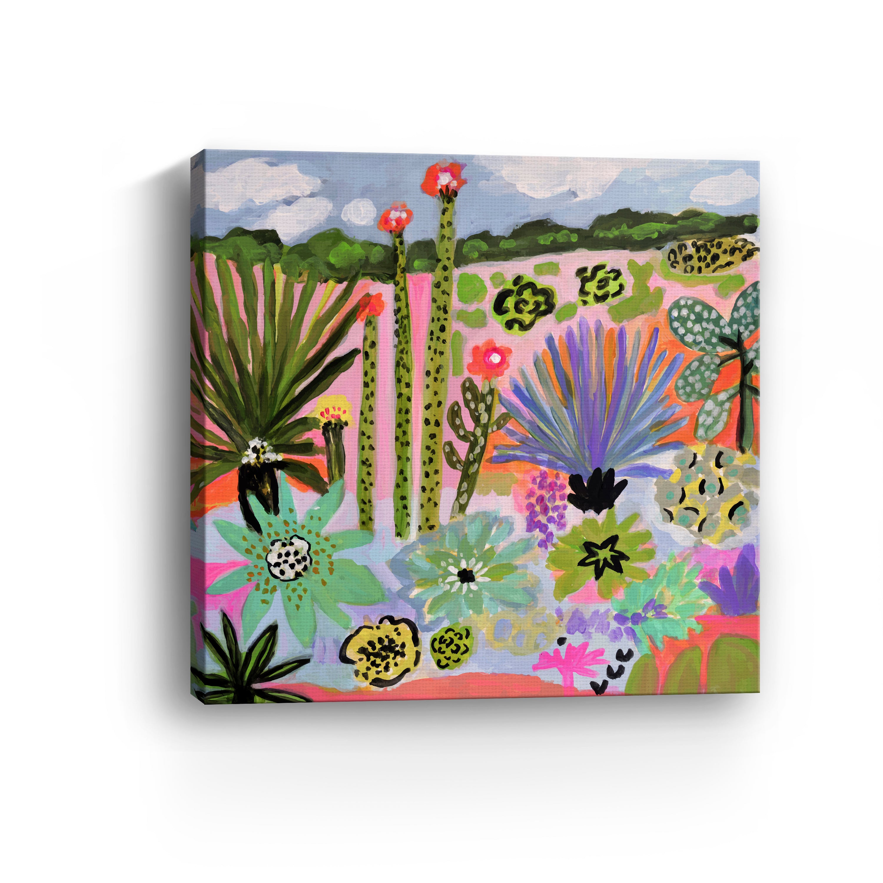 Cactus Garden 2 Canvas Giclee