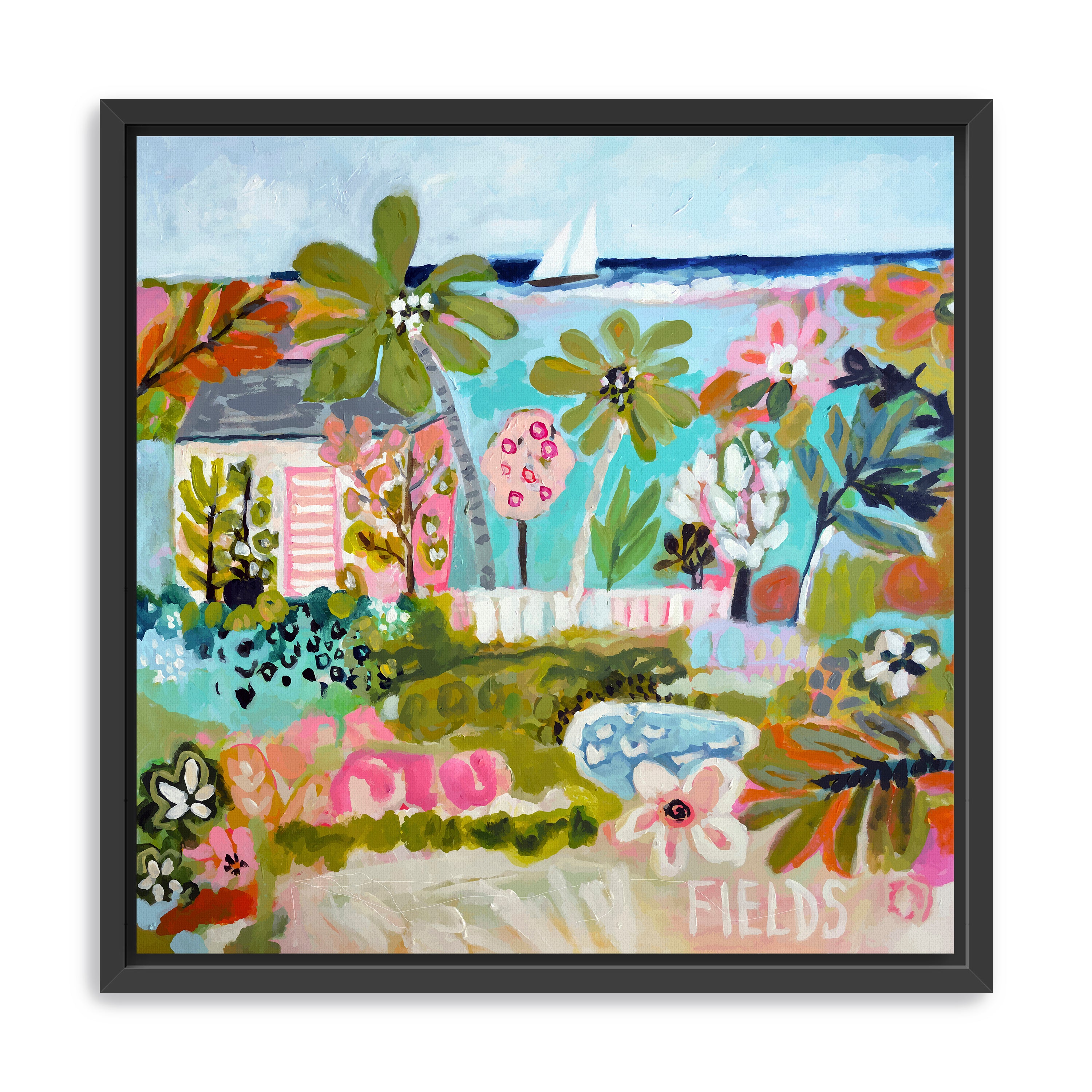 Island Cottage 1 Canvas Giclee