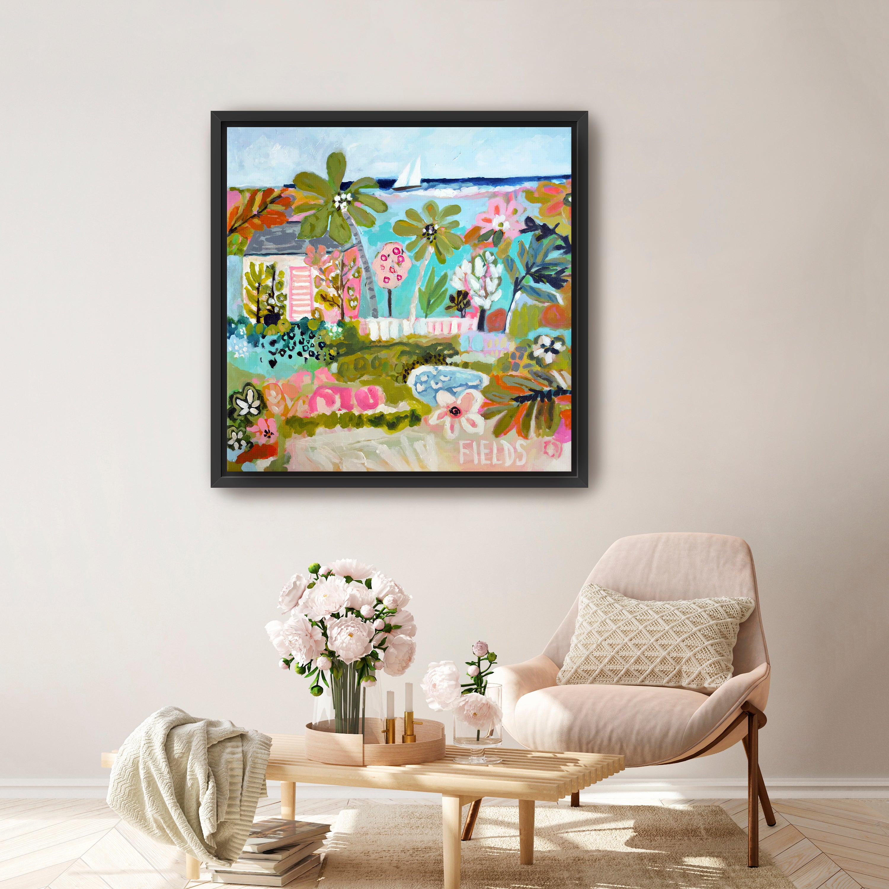 Island Cottage 1 Canvas Giclee