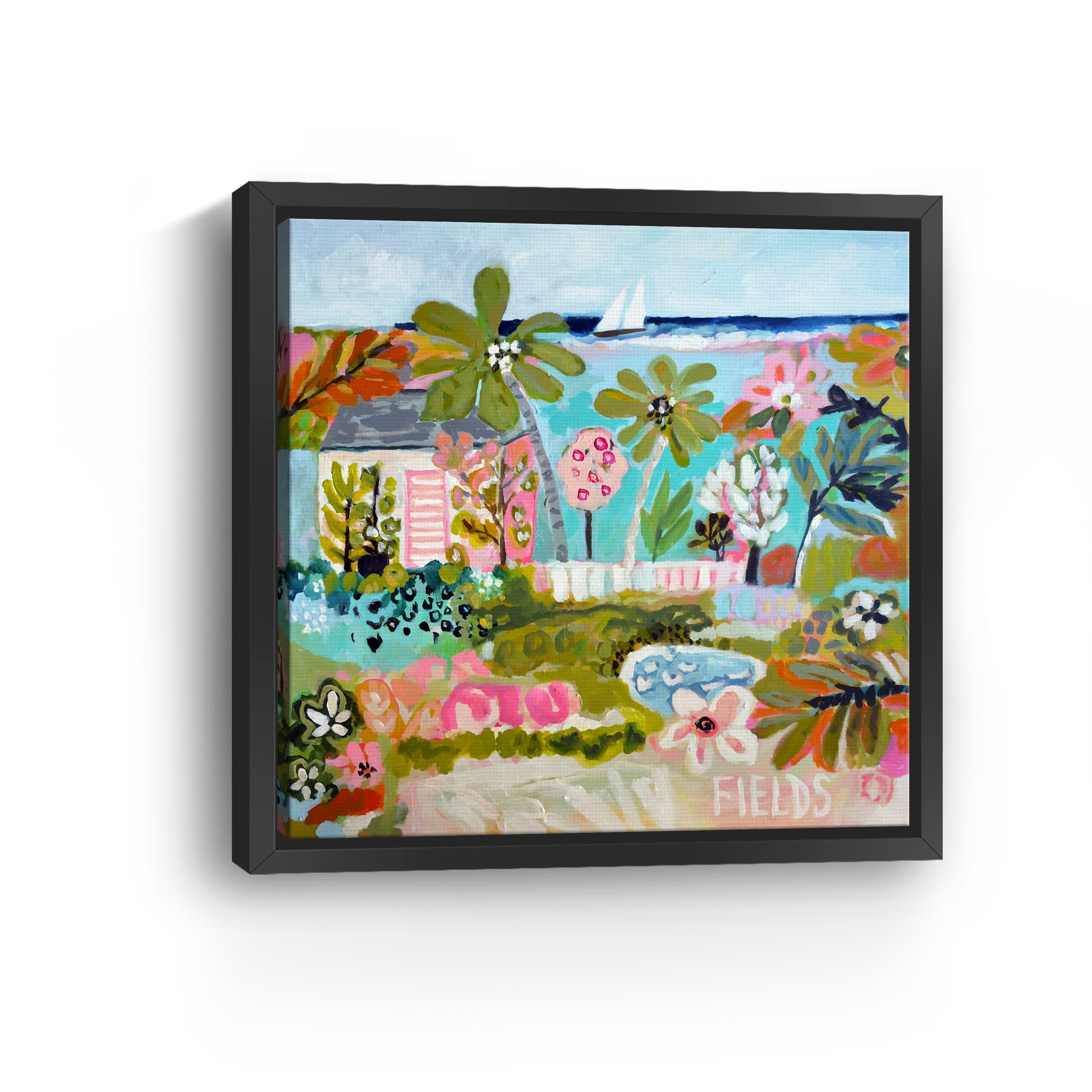 Island Cottage 1 Canvas Giclee