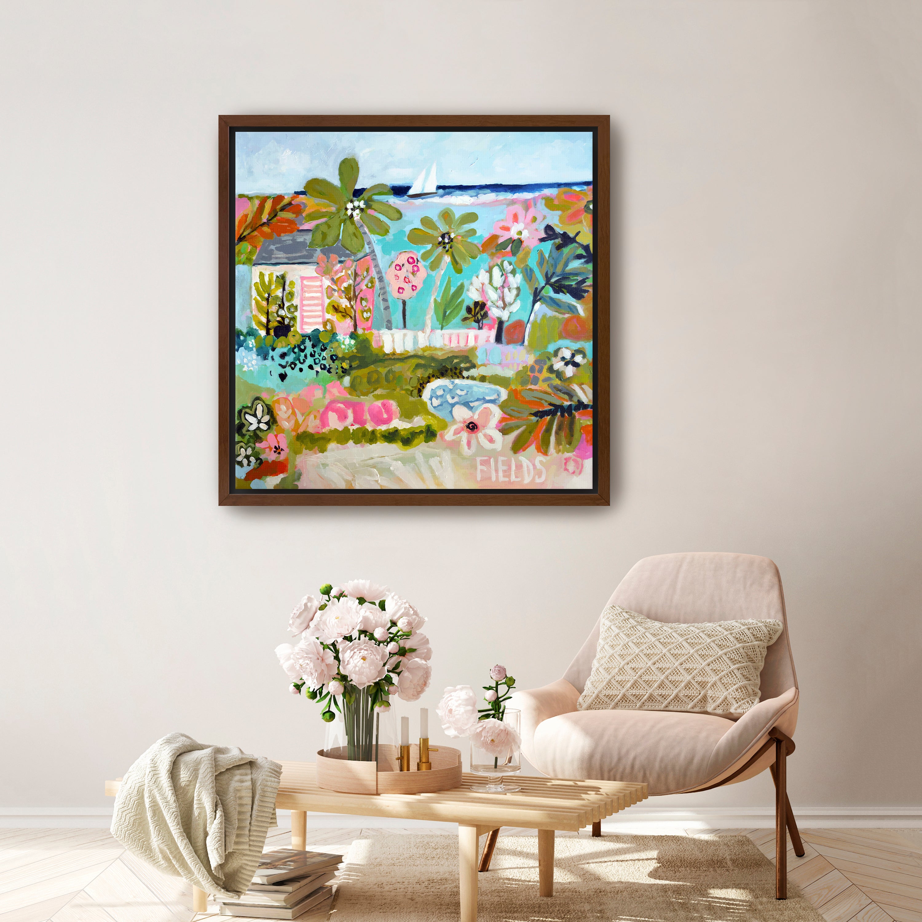 Island Cottage 1 Canvas Giclee