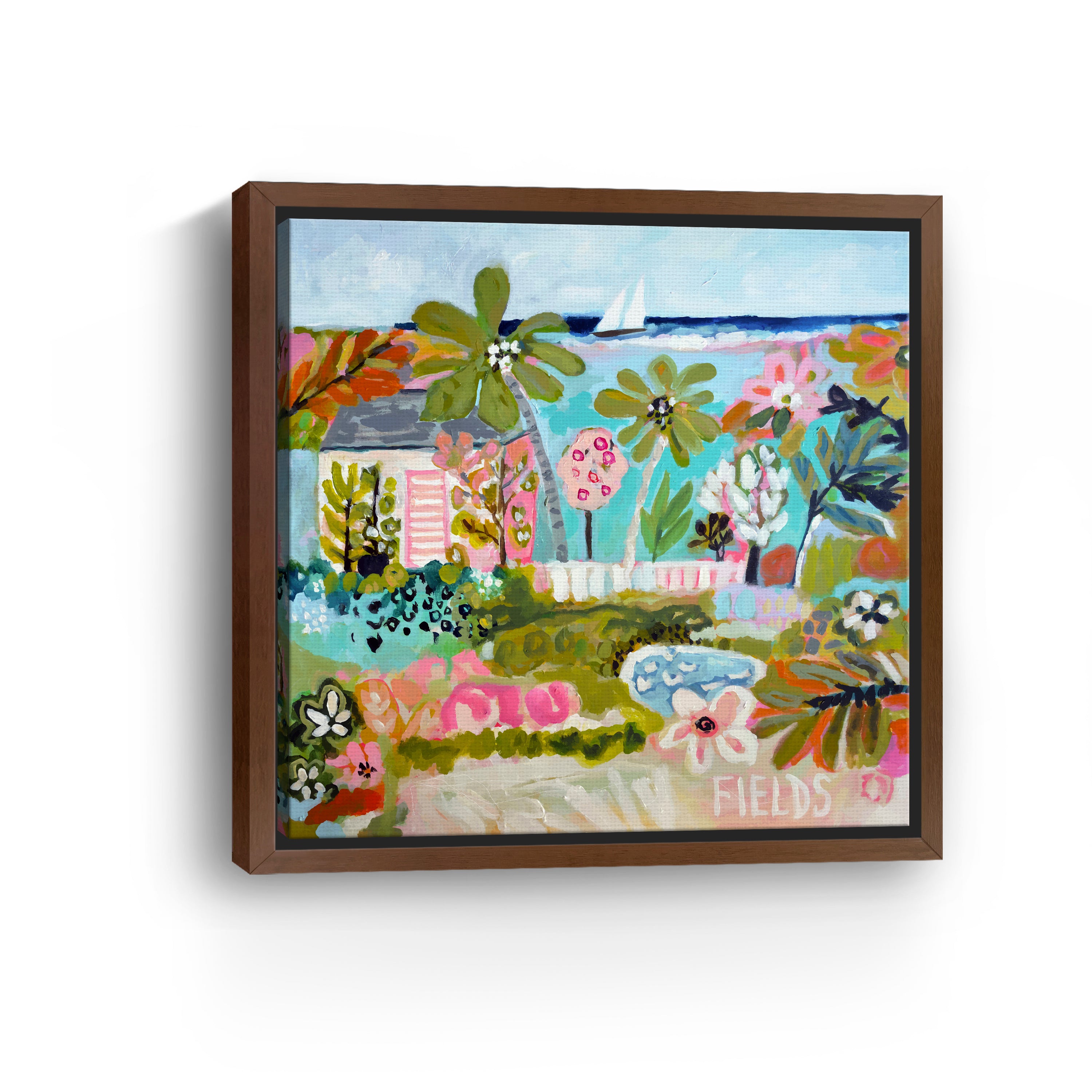 Island Cottage 1 Canvas Giclee
