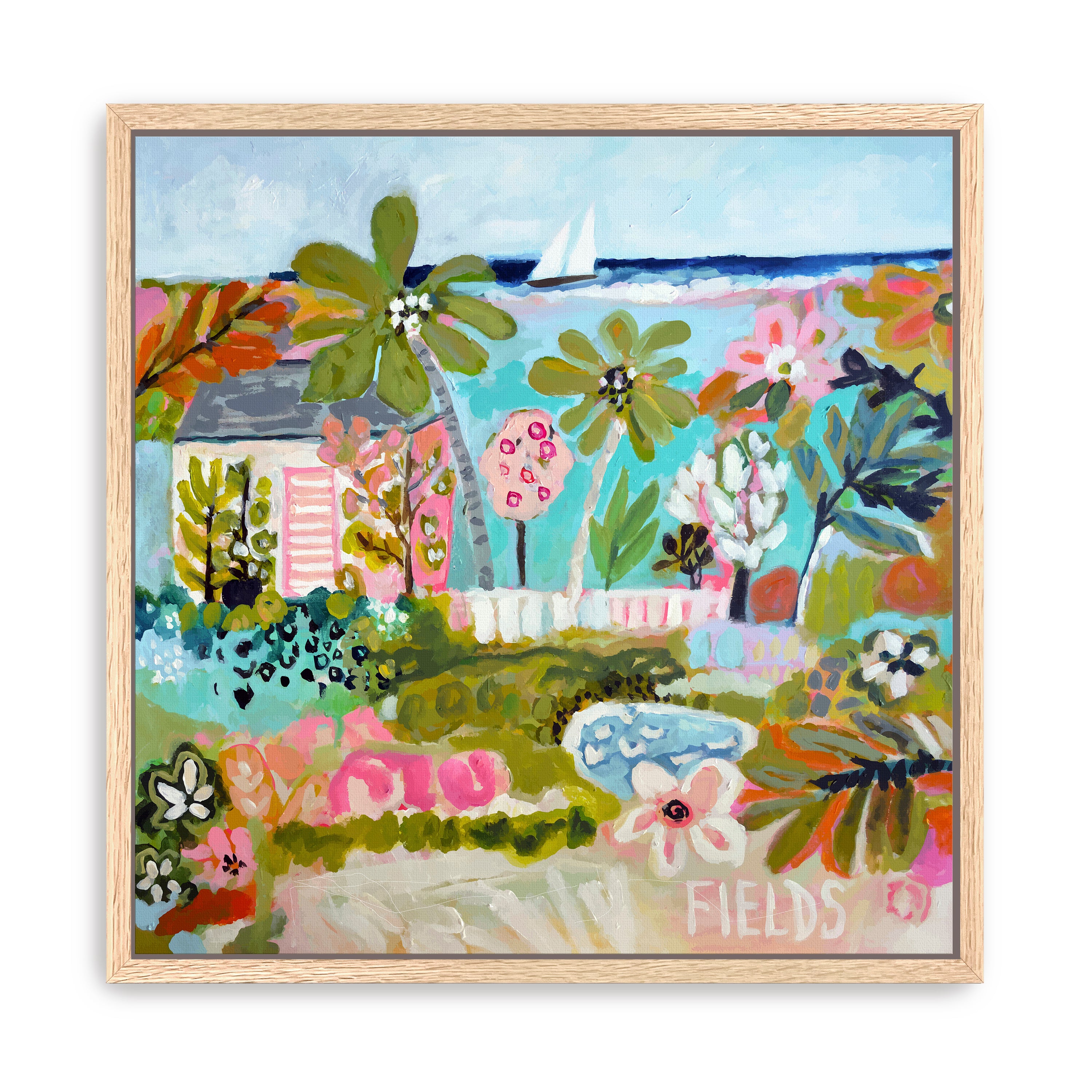 Island Cottage 1 Canvas Giclee
