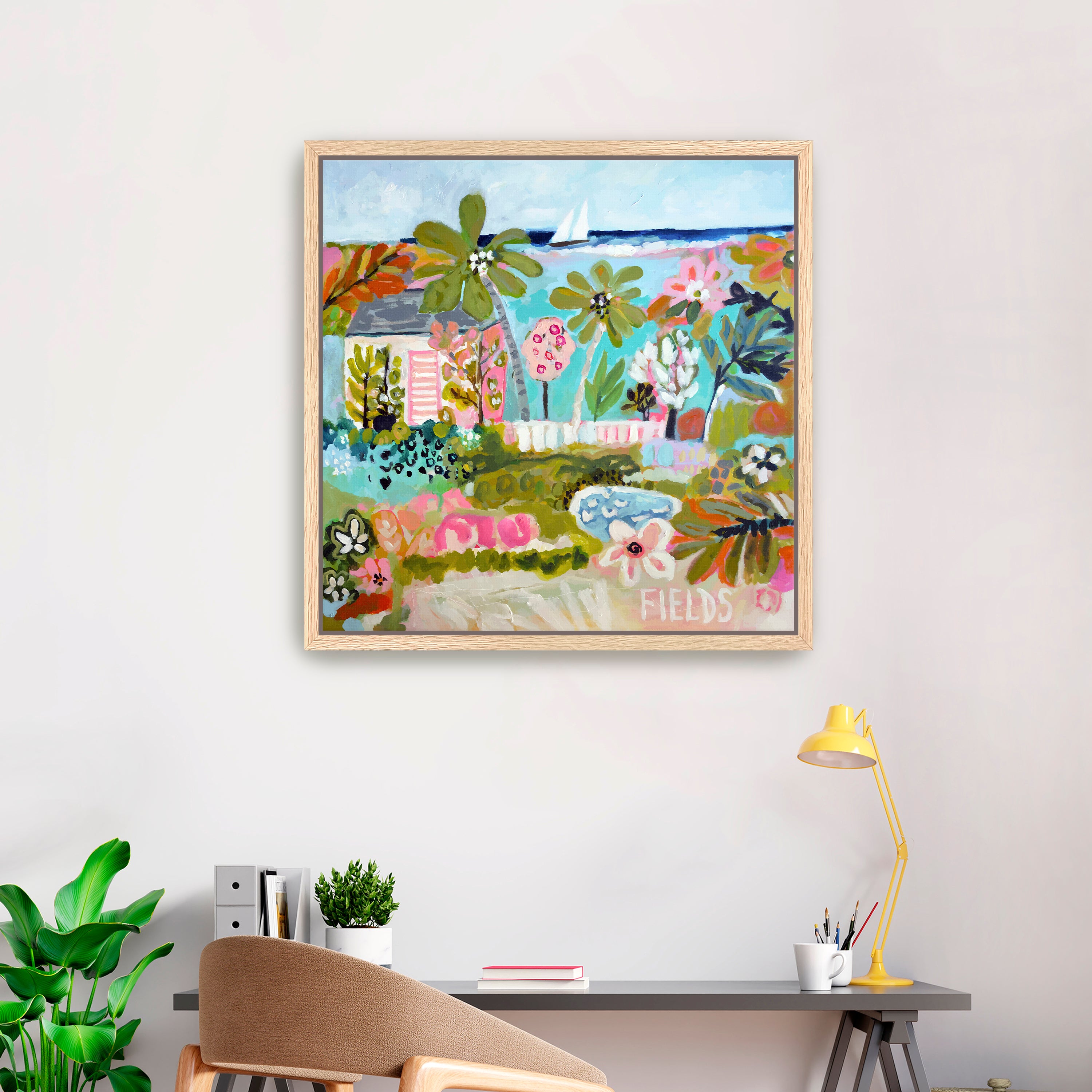 Island Cottage 1 Canvas Giclee