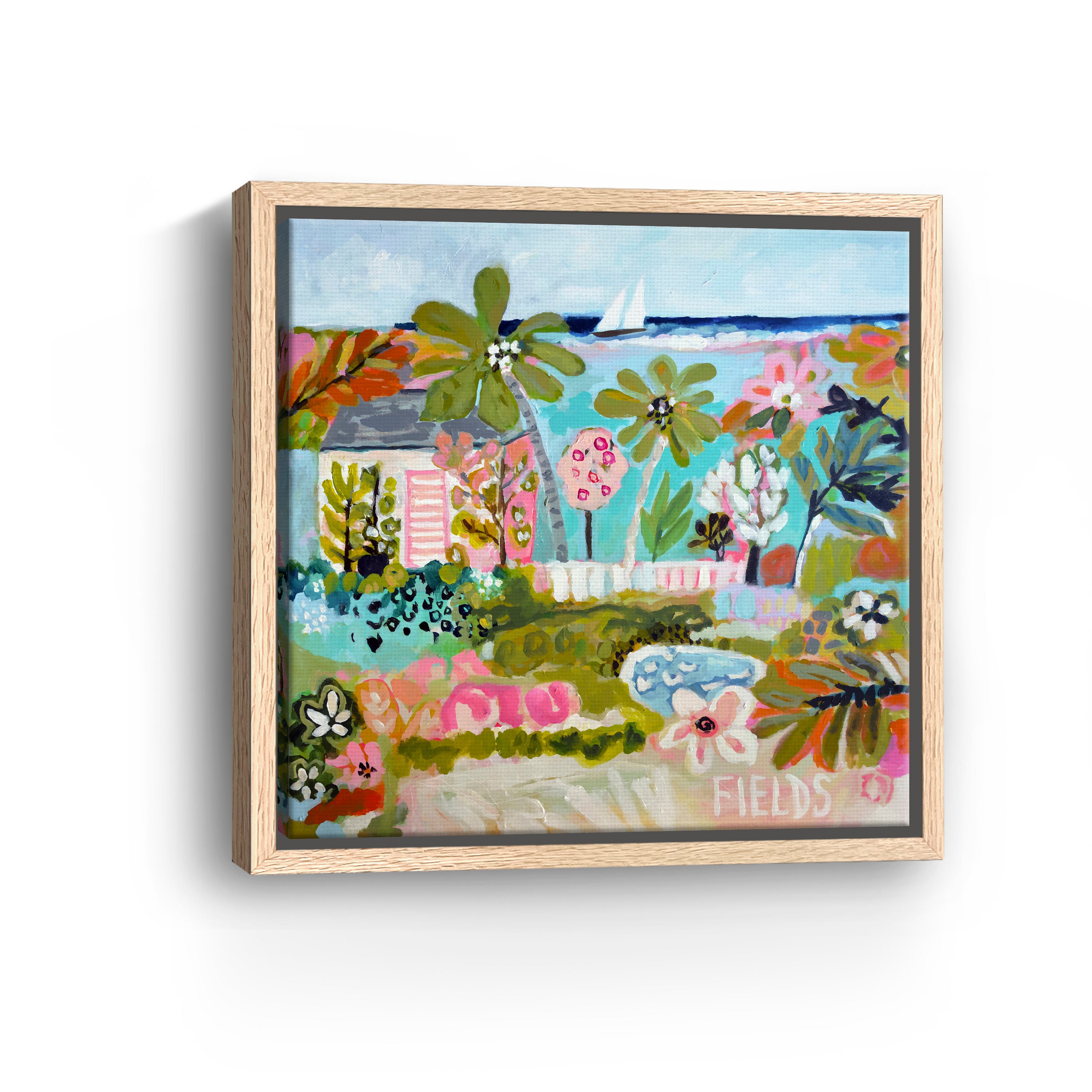 Island Cottage 1 Canvas Giclee