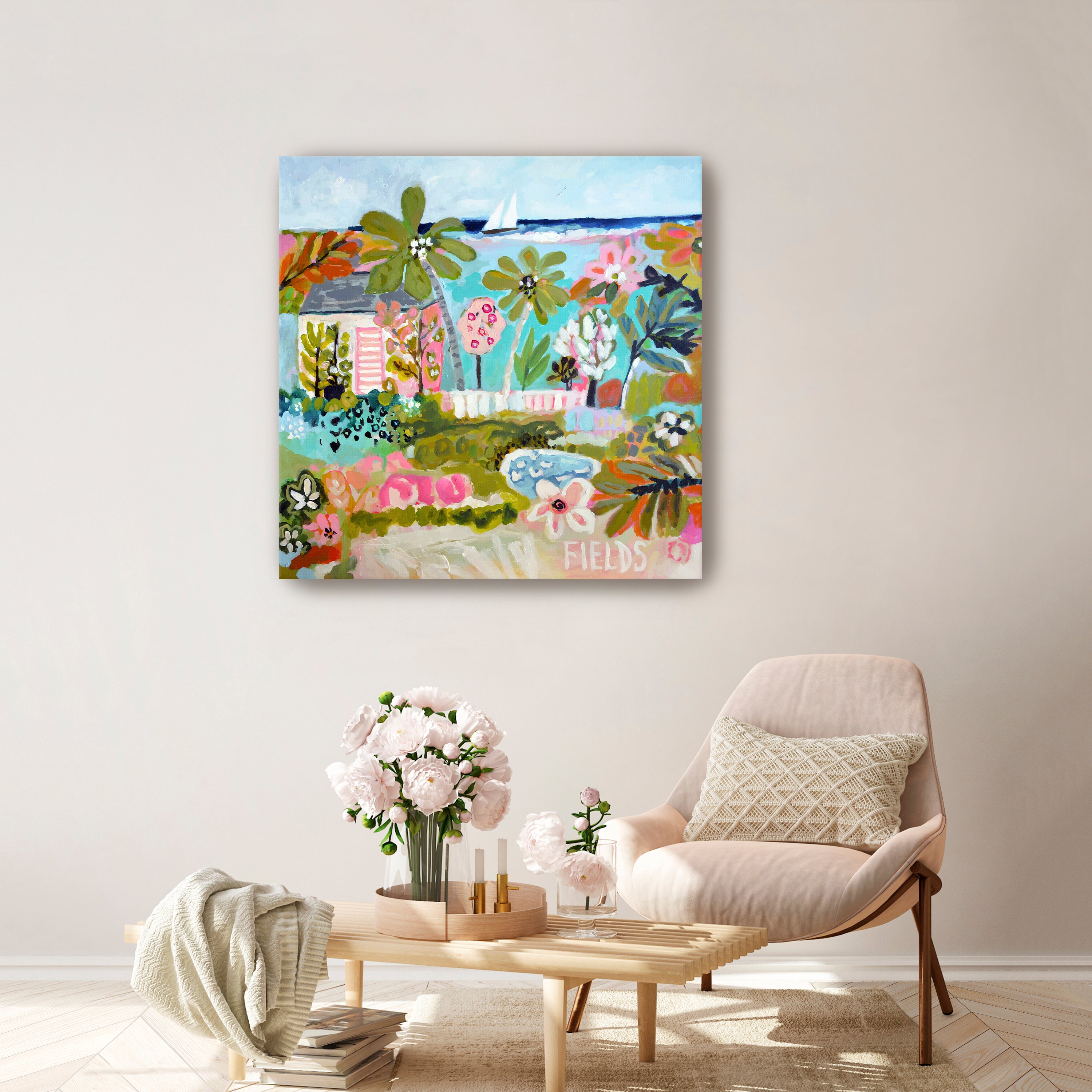 Island Cottage 1 Canvas Giclee