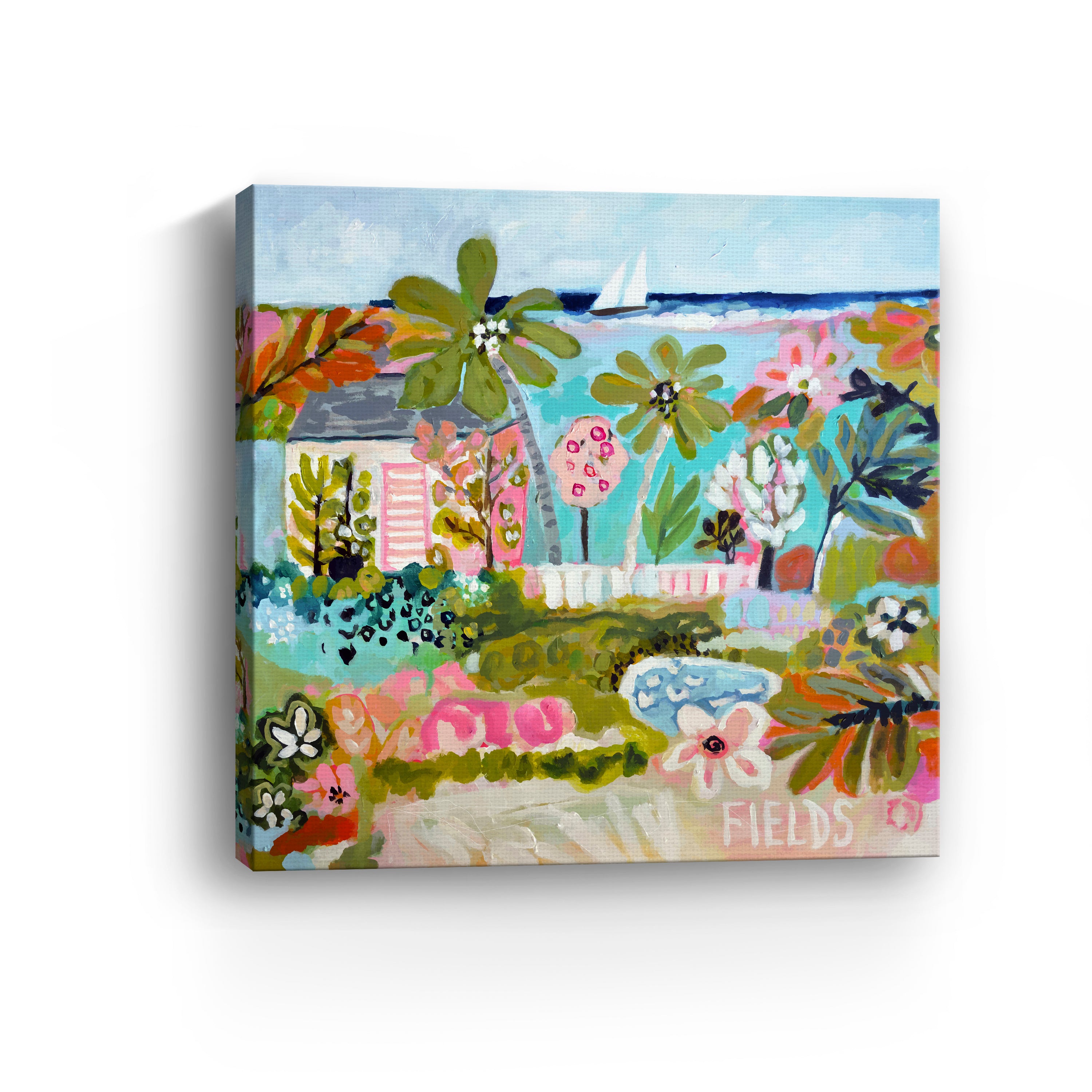 Island Cottage 1 Canvas Giclee