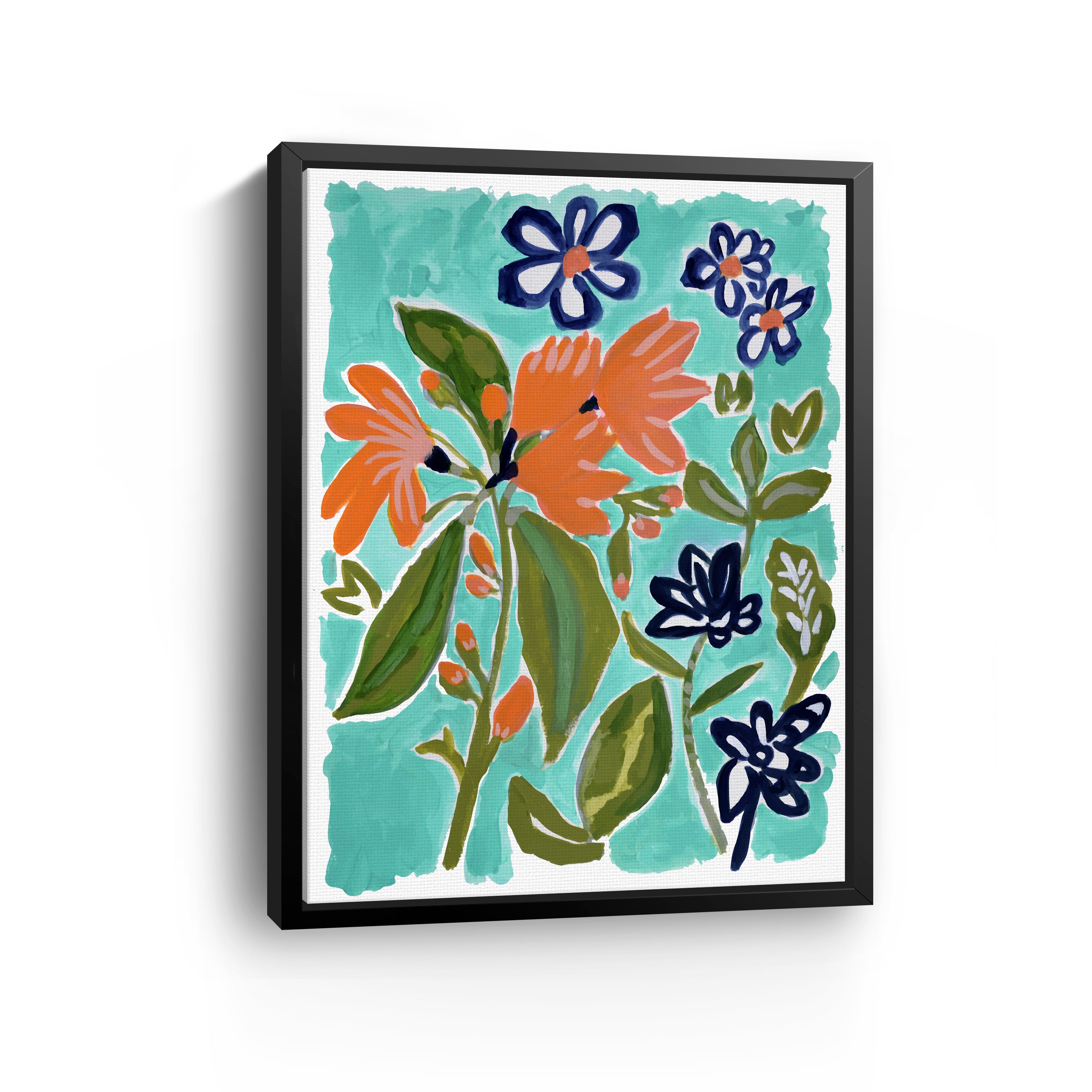 Old Florida Flowers 1 Canvas Giclee