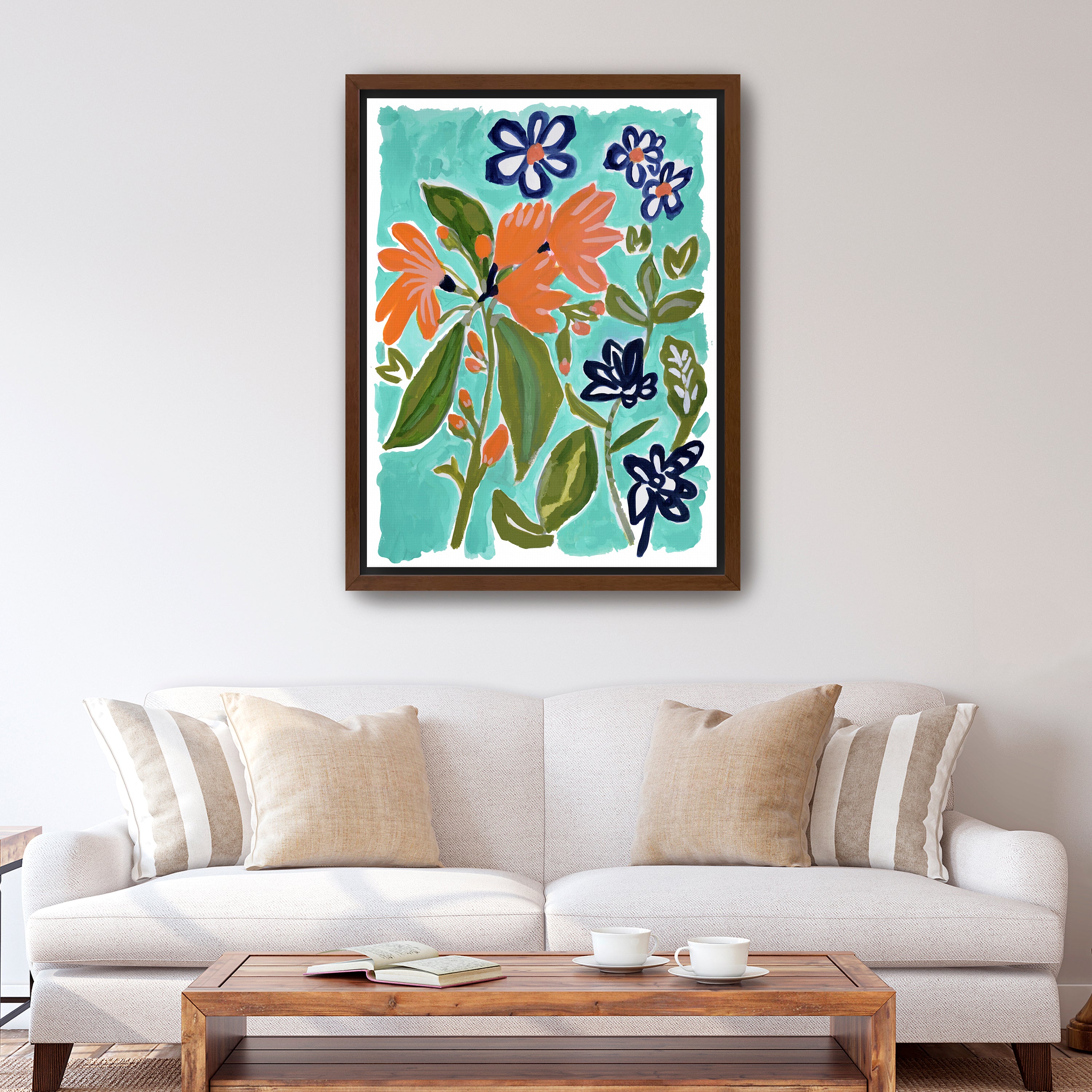Old Florida Flowers 1 Canvas Giclee