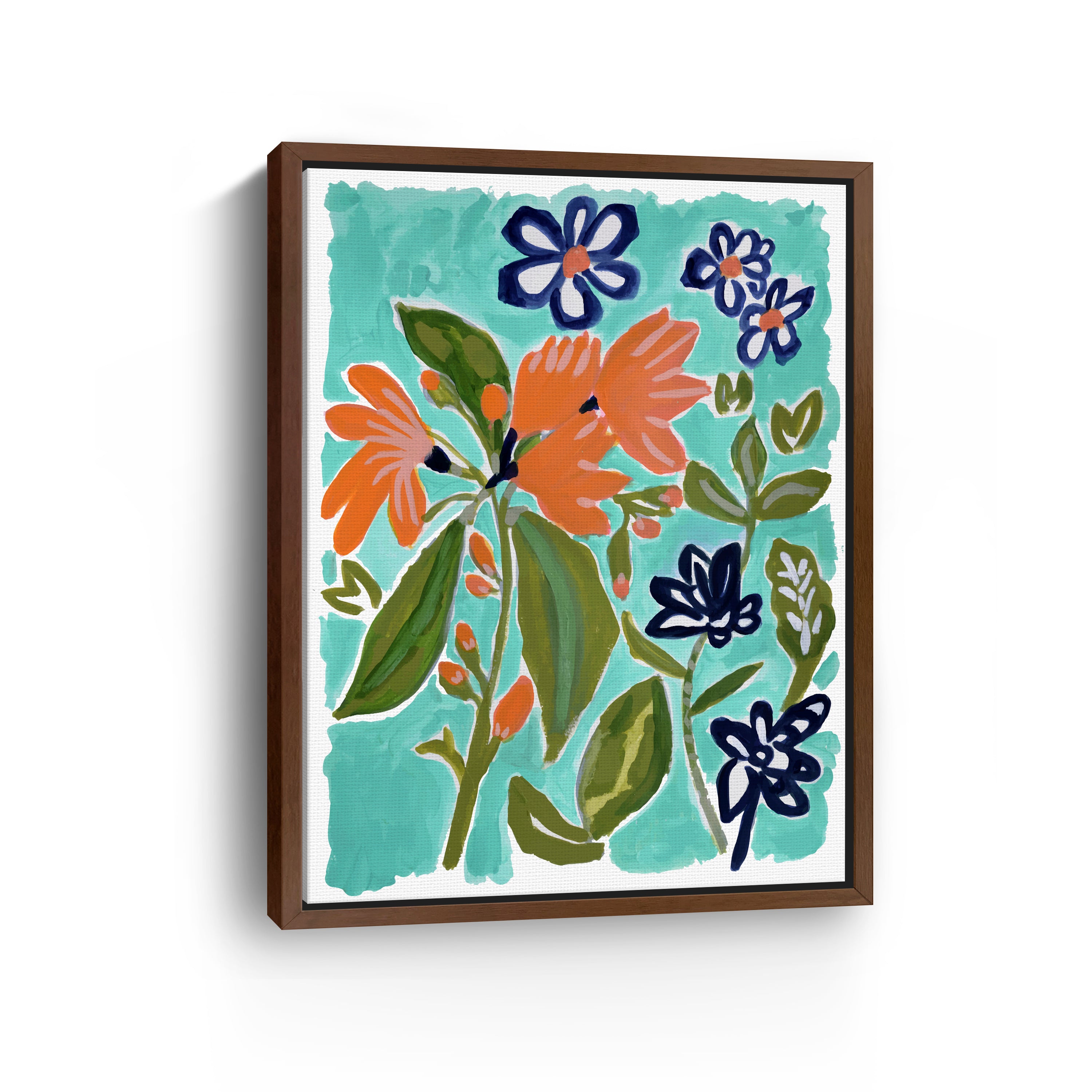 Old Florida Flowers 1 Canvas Giclee