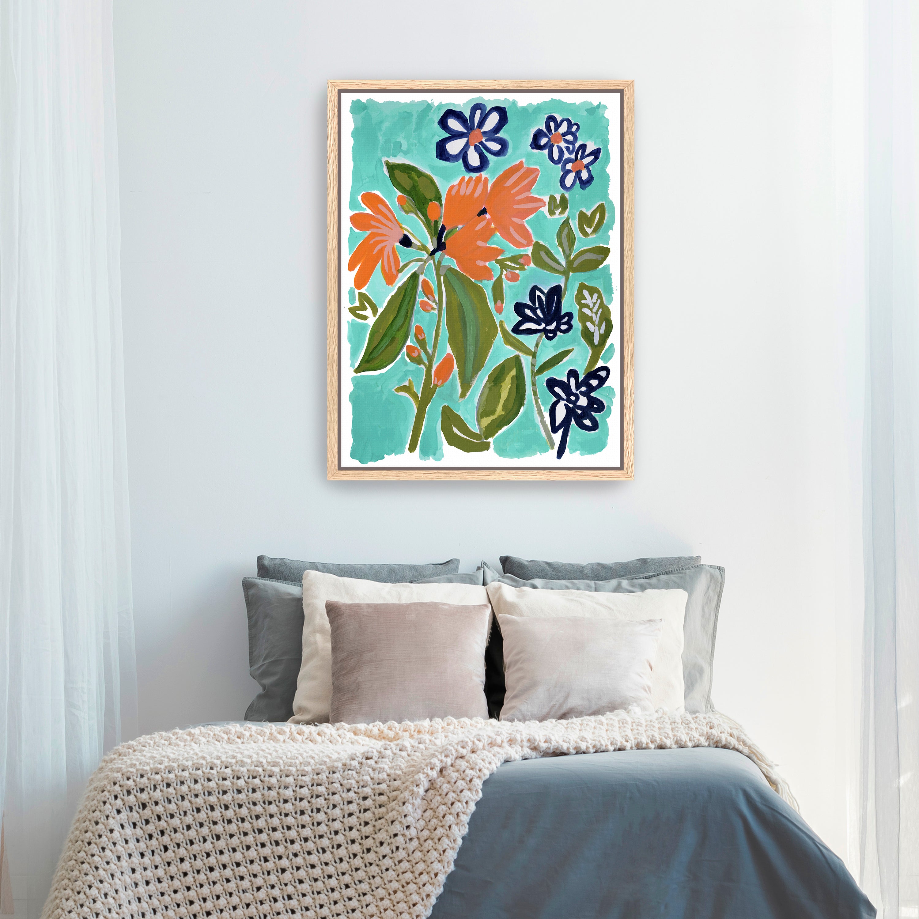 Old Florida Flowers 1 Canvas Giclee