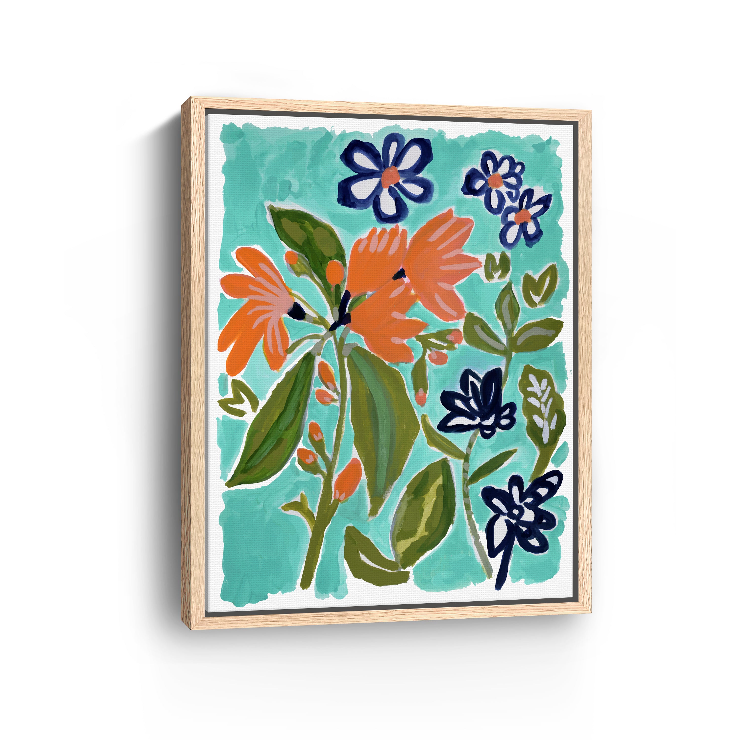 Old Florida Flowers 1 Canvas Giclee